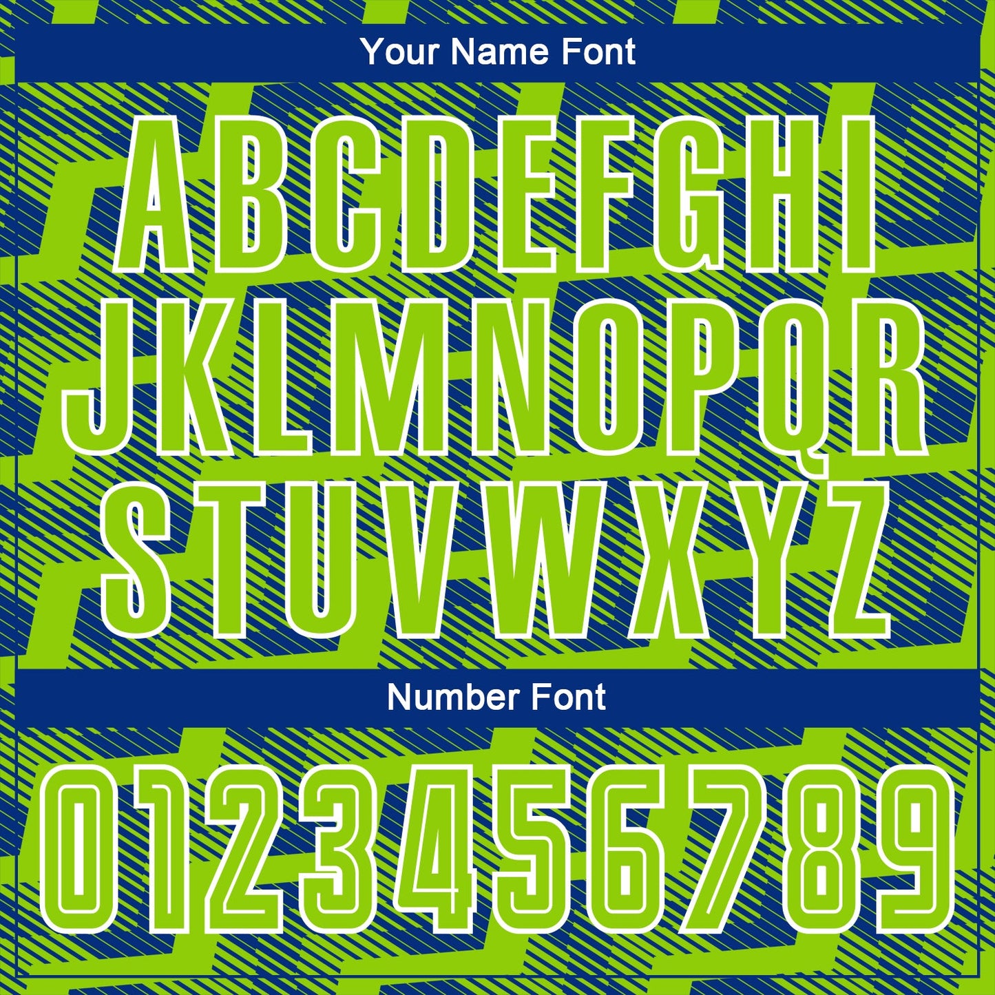 Custom Royal Neon Green-White Line Sublimation Soccer Uniform Jersey Limited