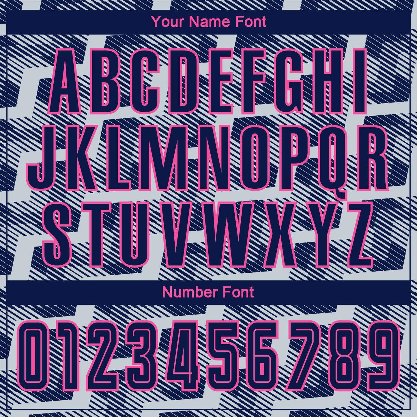 Custom Navy Silver-Pink Line Sublimation Soccer Uniform Jersey Limited