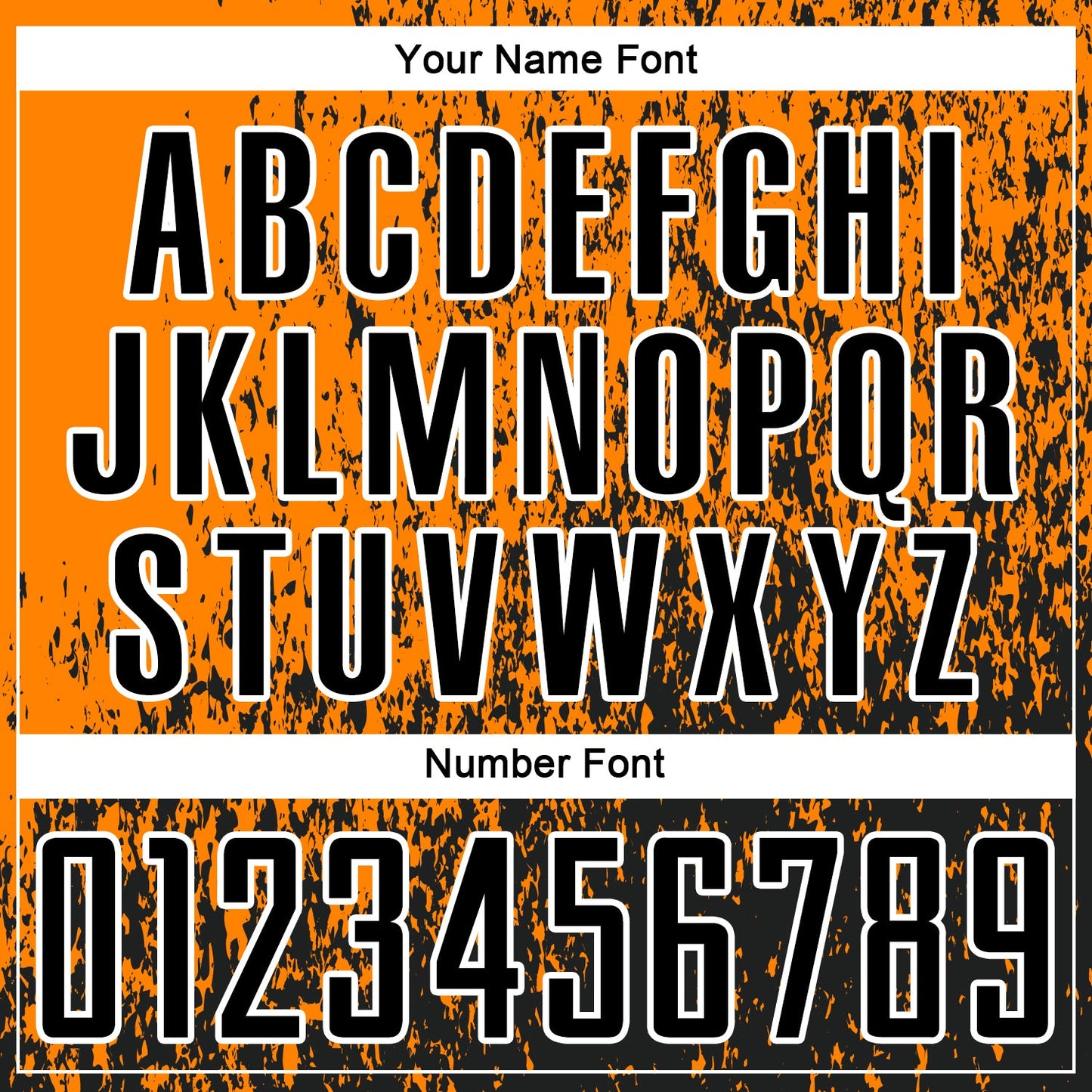 Custom Bay Orange Black-White Abstract Fragment Art Sublimation Soccer Uniform Jersey Limited