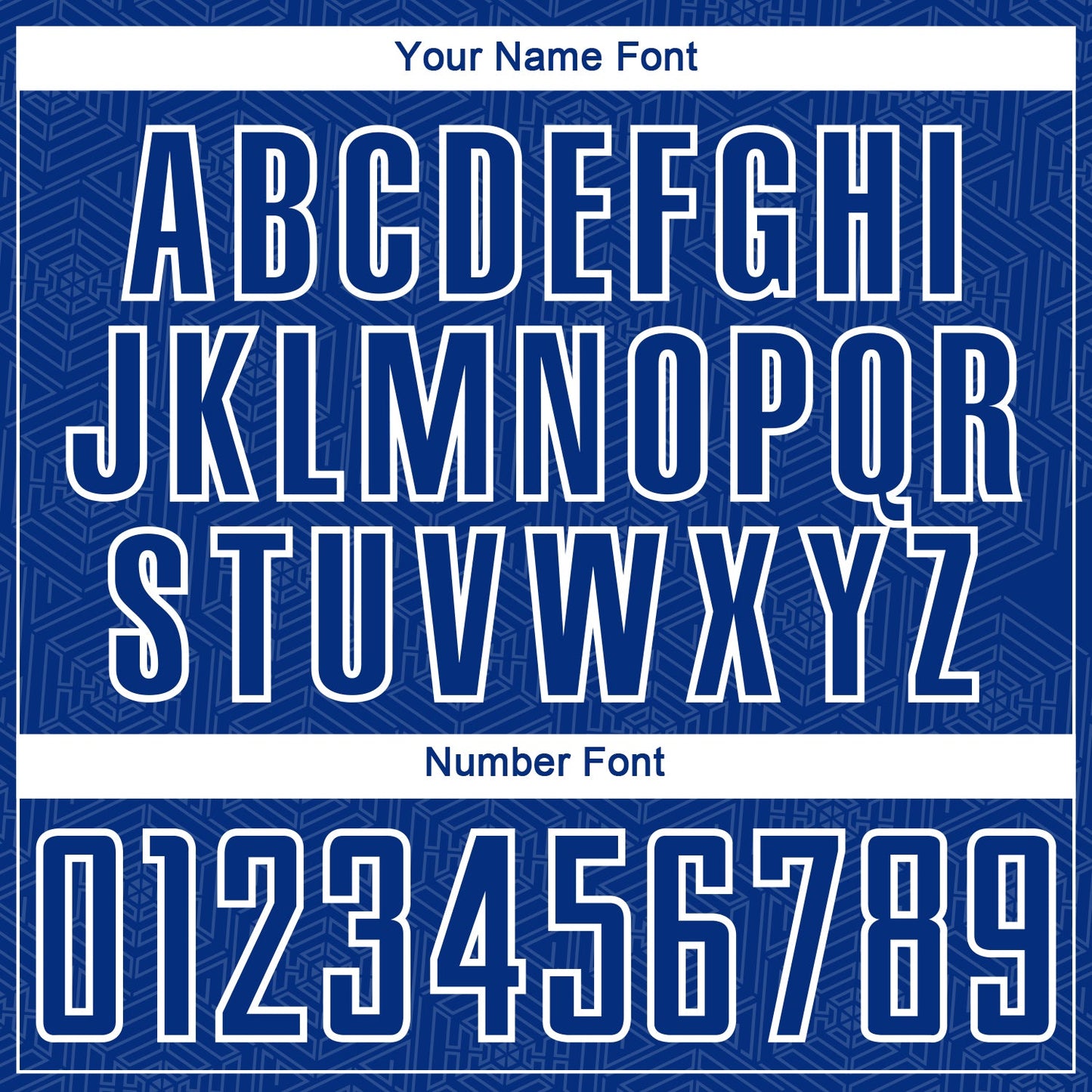 Custom Royal White Geometric Shape Sublimation Soccer Uniform Jersey Limited