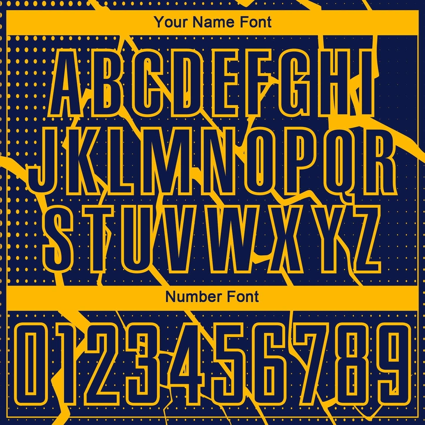 Custom Navy Yellow Lightning Sublimation Soccer Uniform Jersey Limited