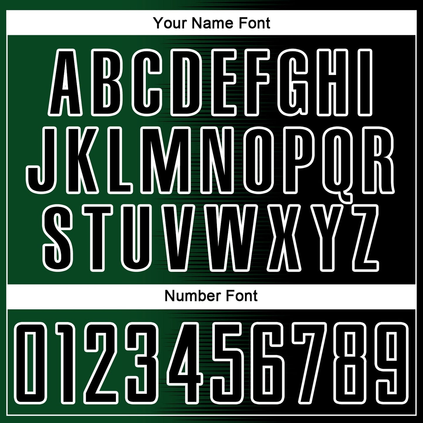 Custom Black Green-White Gradient Line Sublimation Soccer Uniform Jersey Limited