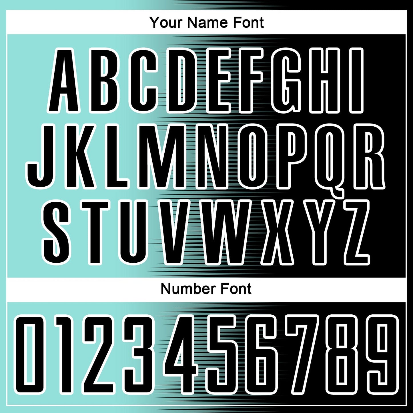 Custom Black Ice Blue-White Gradient Line Sublimation Soccer Uniform Jersey Limited