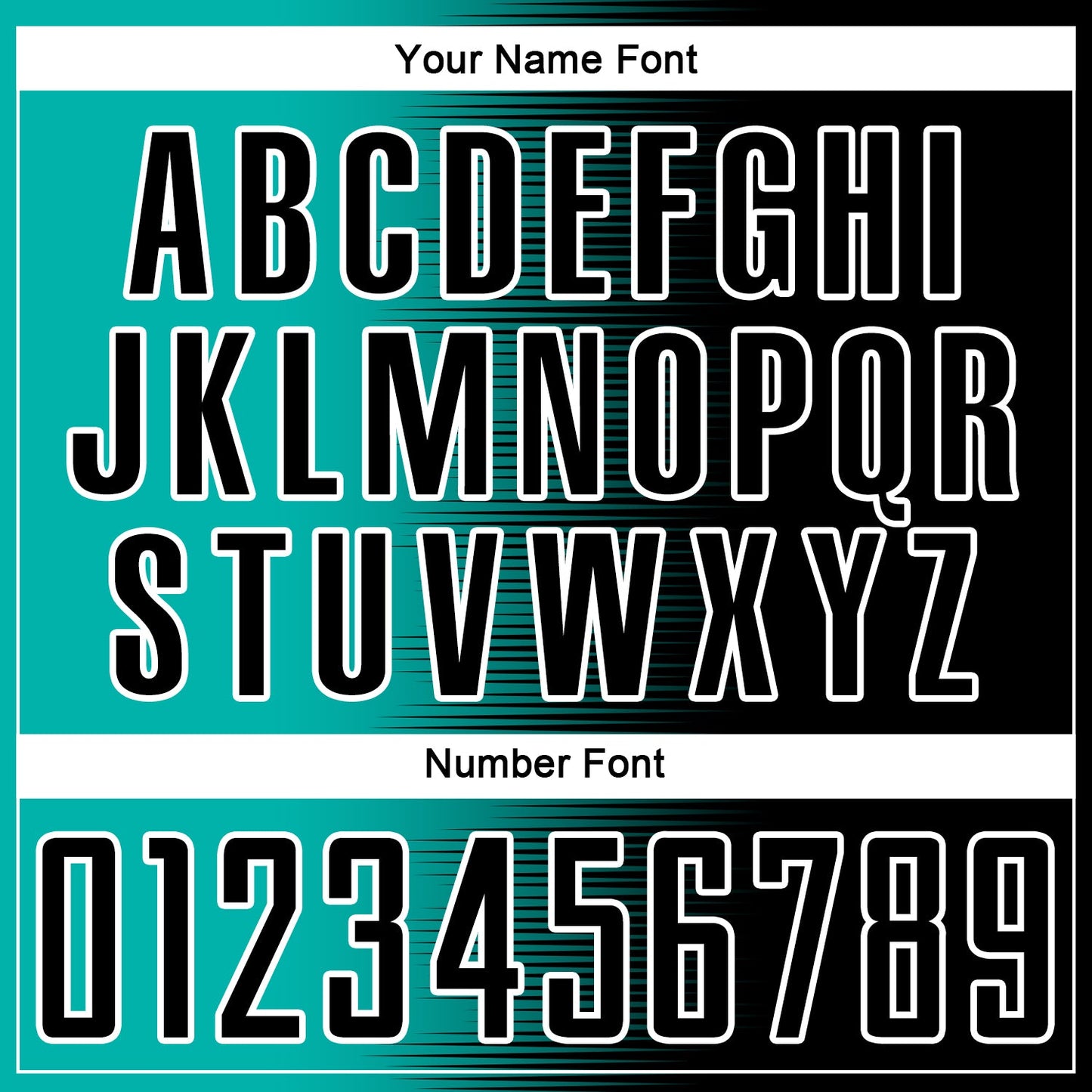 Custom Black Aqua-White Gradient Line Sublimation Soccer Uniform Jersey Limited