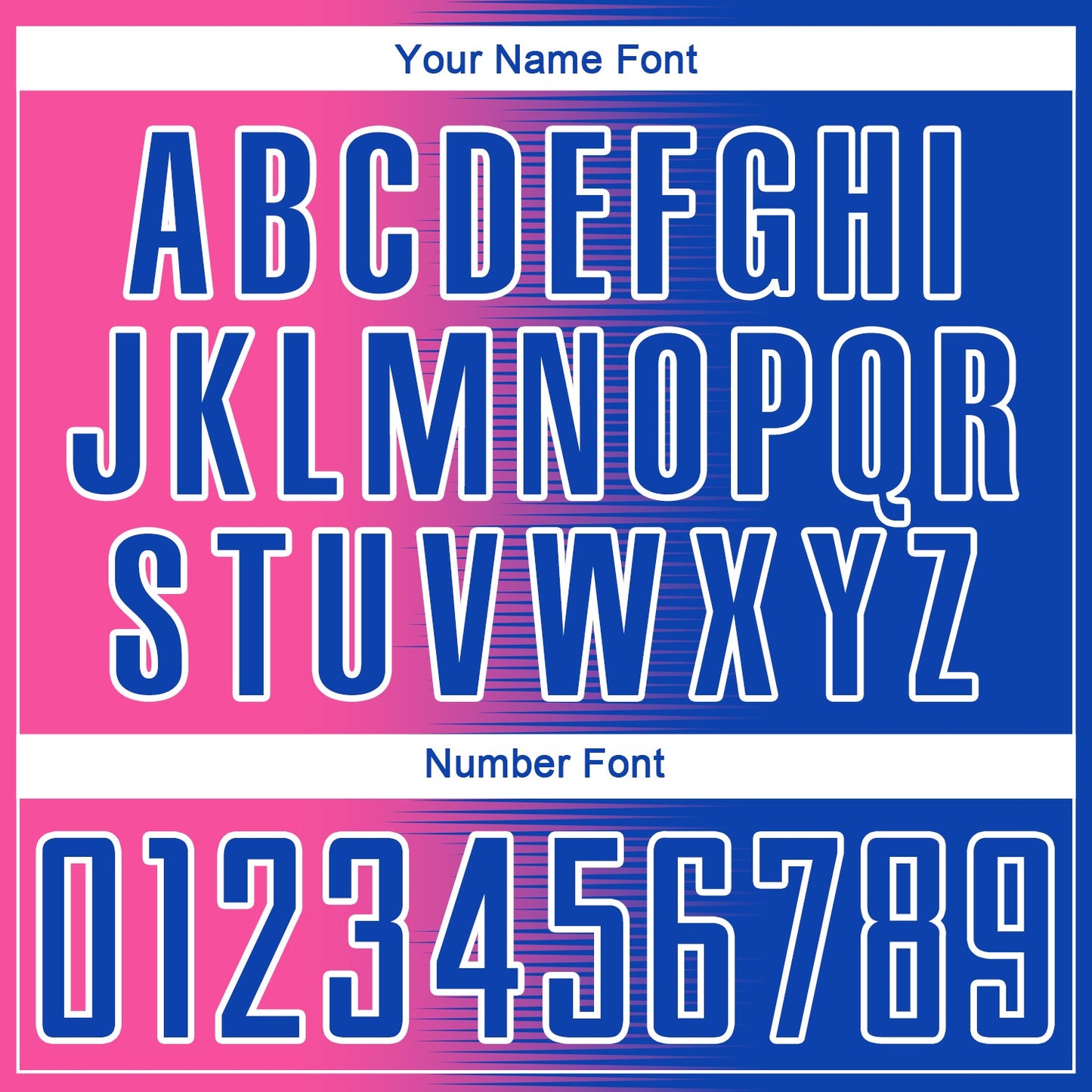 Custom Thunder Blue Pink-White Gradient Line Sublimation Soccer Uniform Jersey Limited