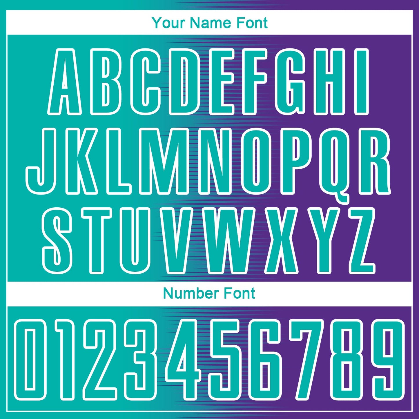 Custom Purple Aqua-White Gradient Line Sublimation Soccer Uniform Jersey Limited