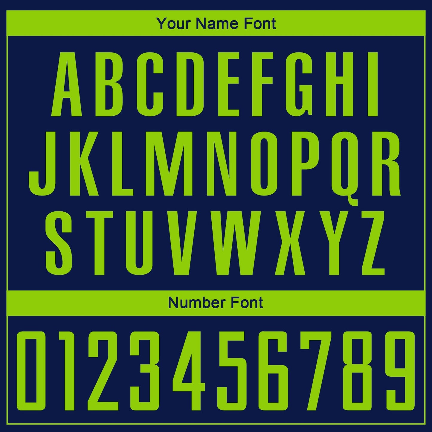 Custom Navy Neon Green Sublimation Soccer Uniform Jersey Limited