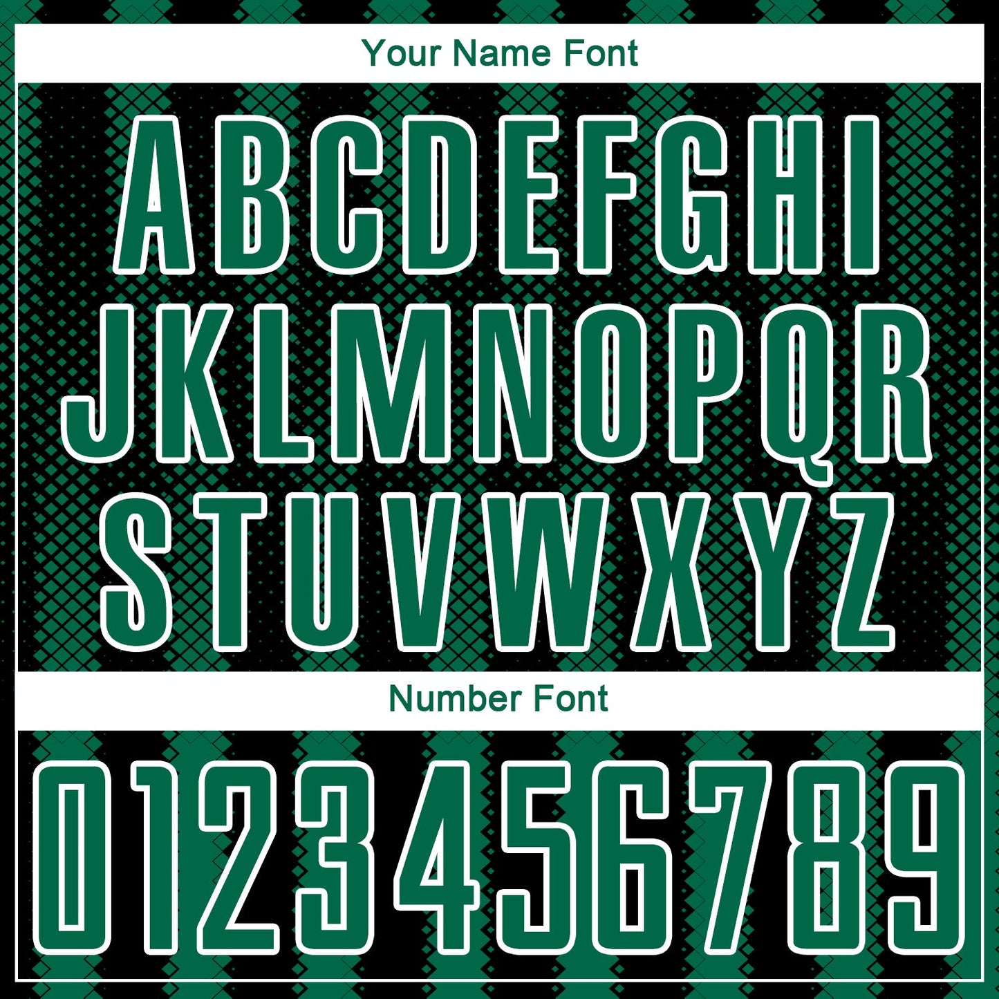 Custom Black Kelly Green-White Geometric Shape Sublimation Soccer Uniform Jersey Limited