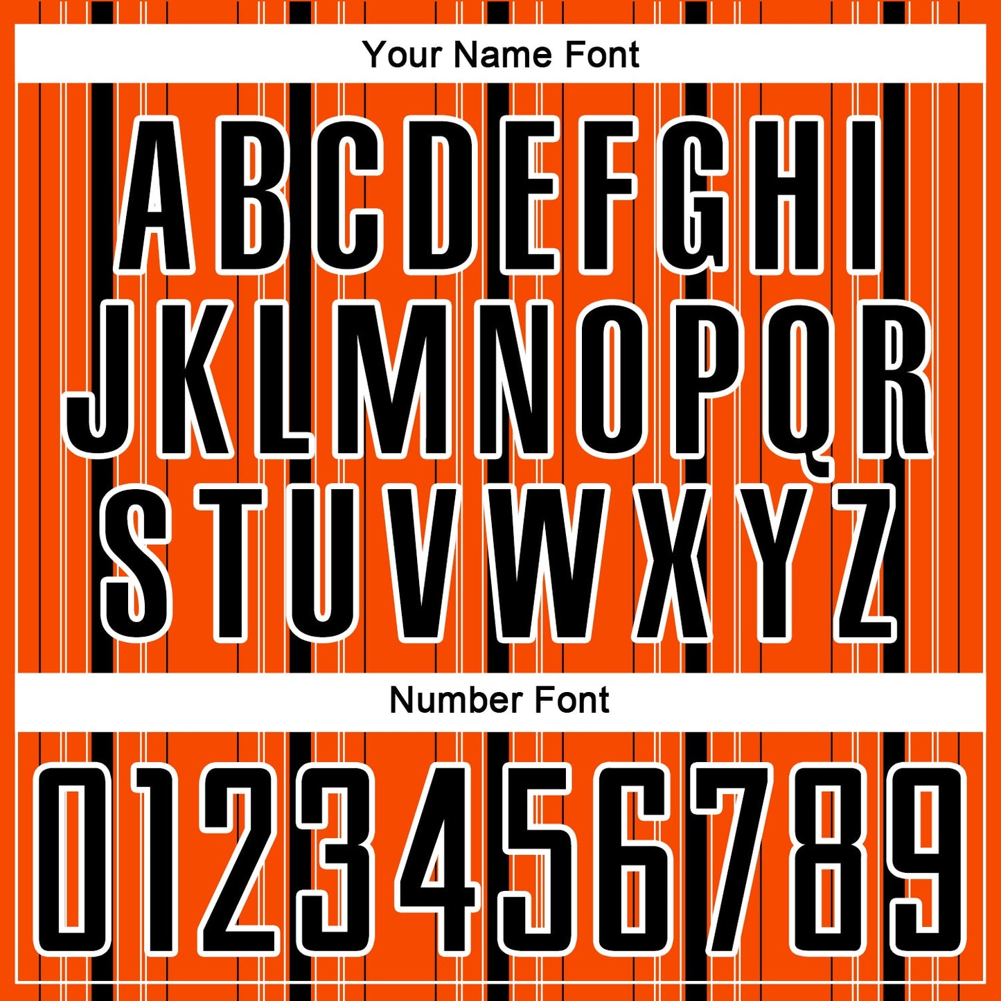 Custom Orange Black-White Stripe Sublimation Soccer Uniform Jersey Limited