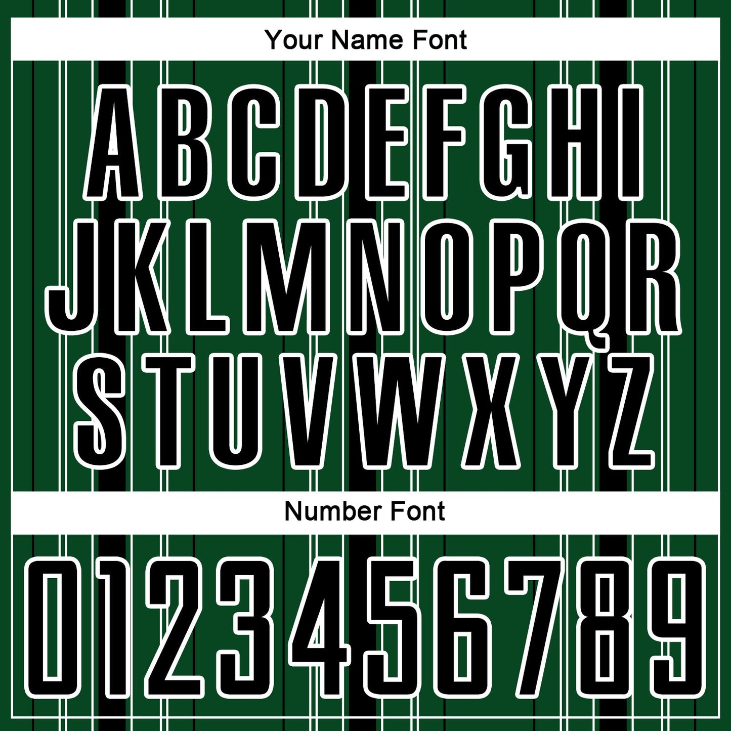 Custom Green Black-White Stripe Sublimation Soccer Uniform Jersey Limited