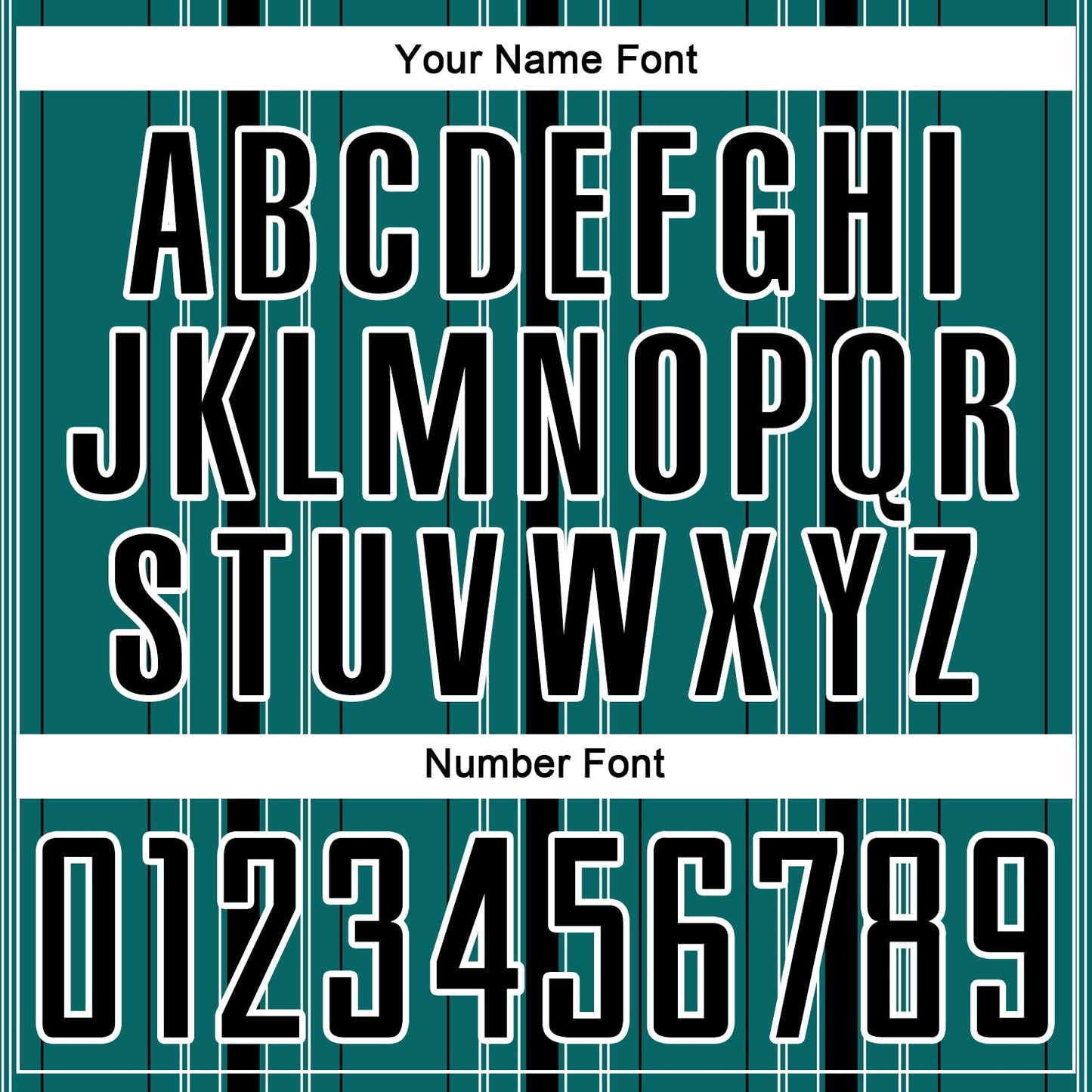 Custom Teal Black-White Stripe Sublimation Soccer Uniform Jersey Limited