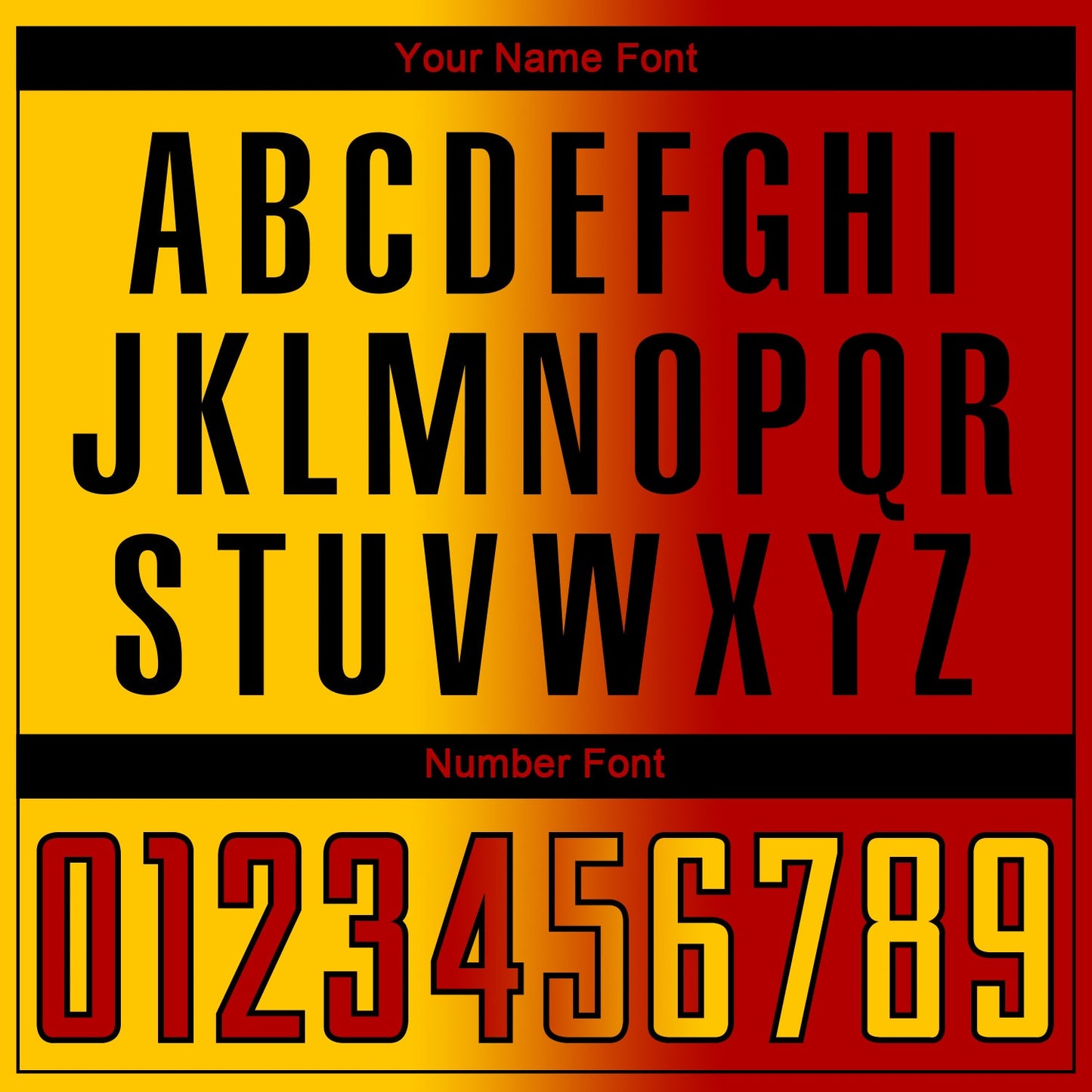 Custom Red Yellow-Black Sublimation Gradient Fashion Soccer Uniform Jersey Limited