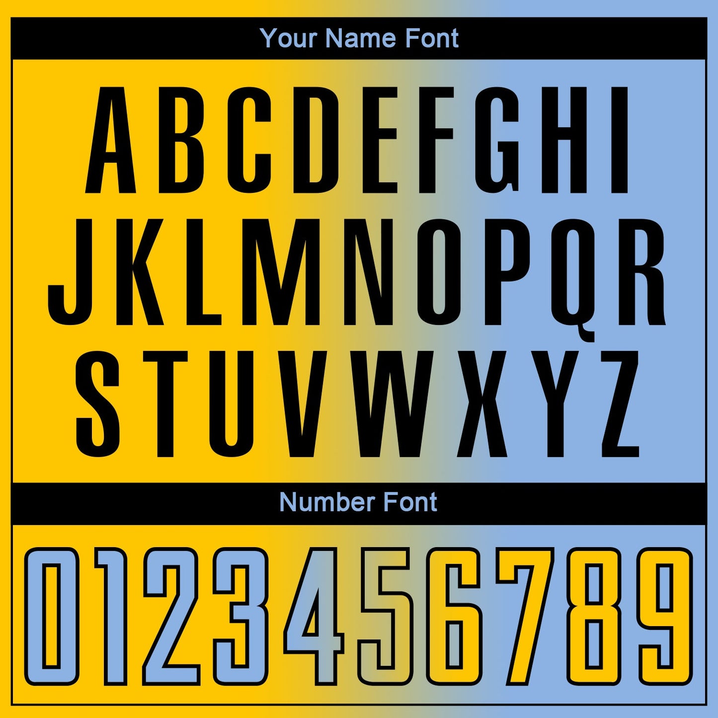 Custom Light Blue Yellow-Navy Sublimation Gradient Fashion Soccer Uniform Jersey Limited