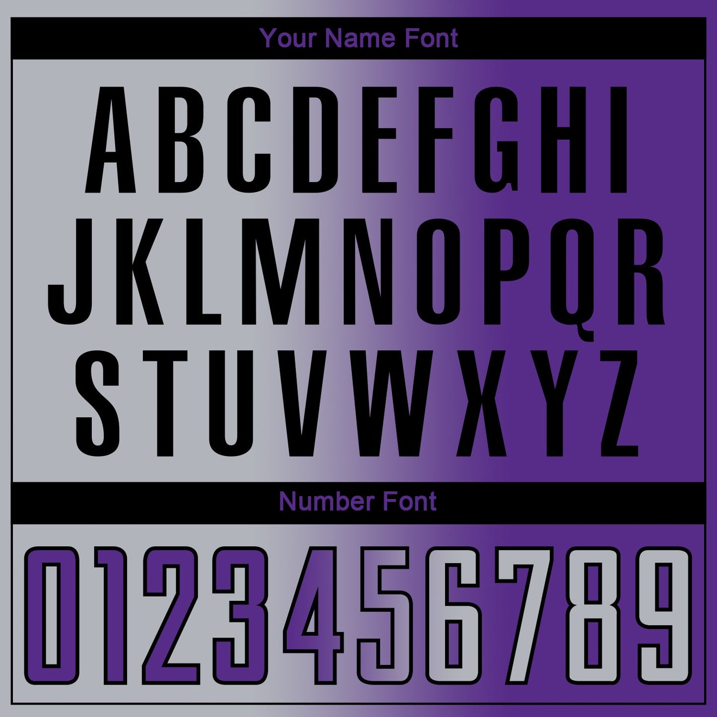 Custom Purple Gray-Black Sublimation Gradient Fashion Soccer Uniform Jersey Limited