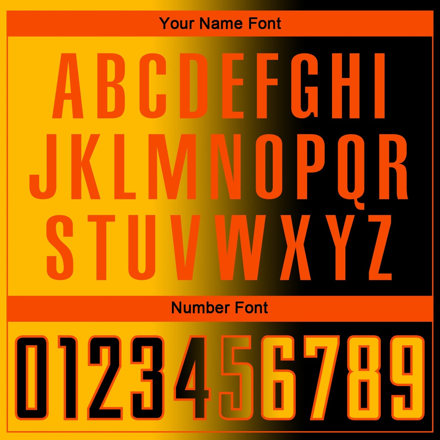 Custom Black Gold-Orange Sublimation Gradient Fashion Soccer Uniform Jersey Limited