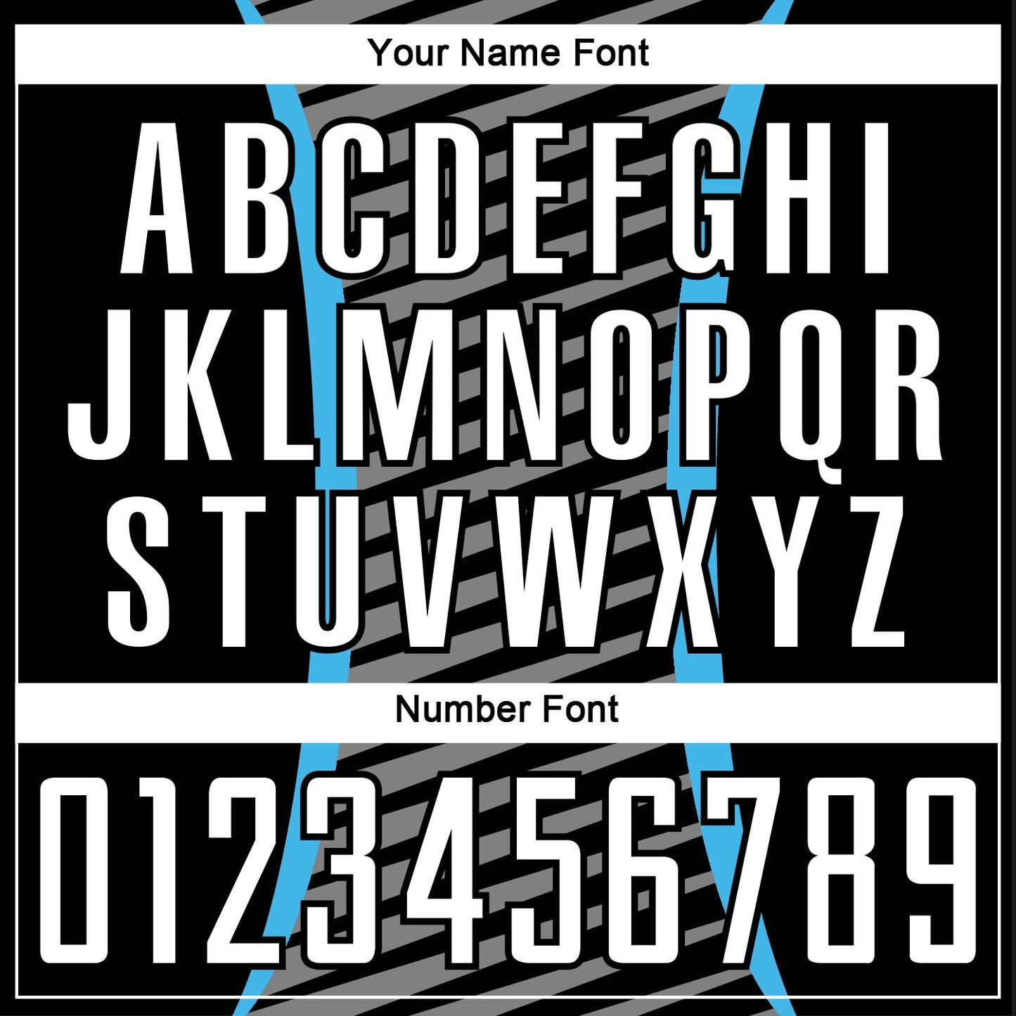 Custom Sky Blue White-Black Stripe Line Sublimation Soccer Uniform Jersey Limited