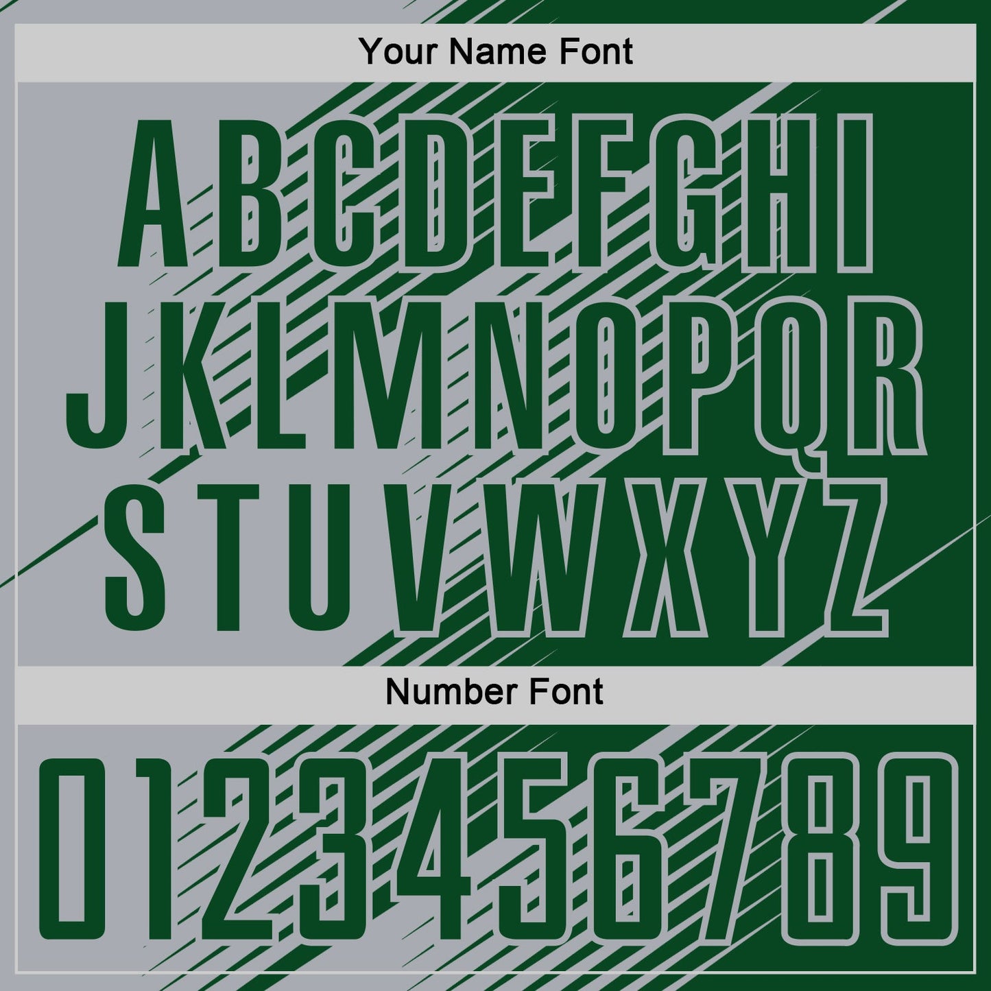 Custom Green Gray Line Sublimation Soccer Uniform Jersey Limited