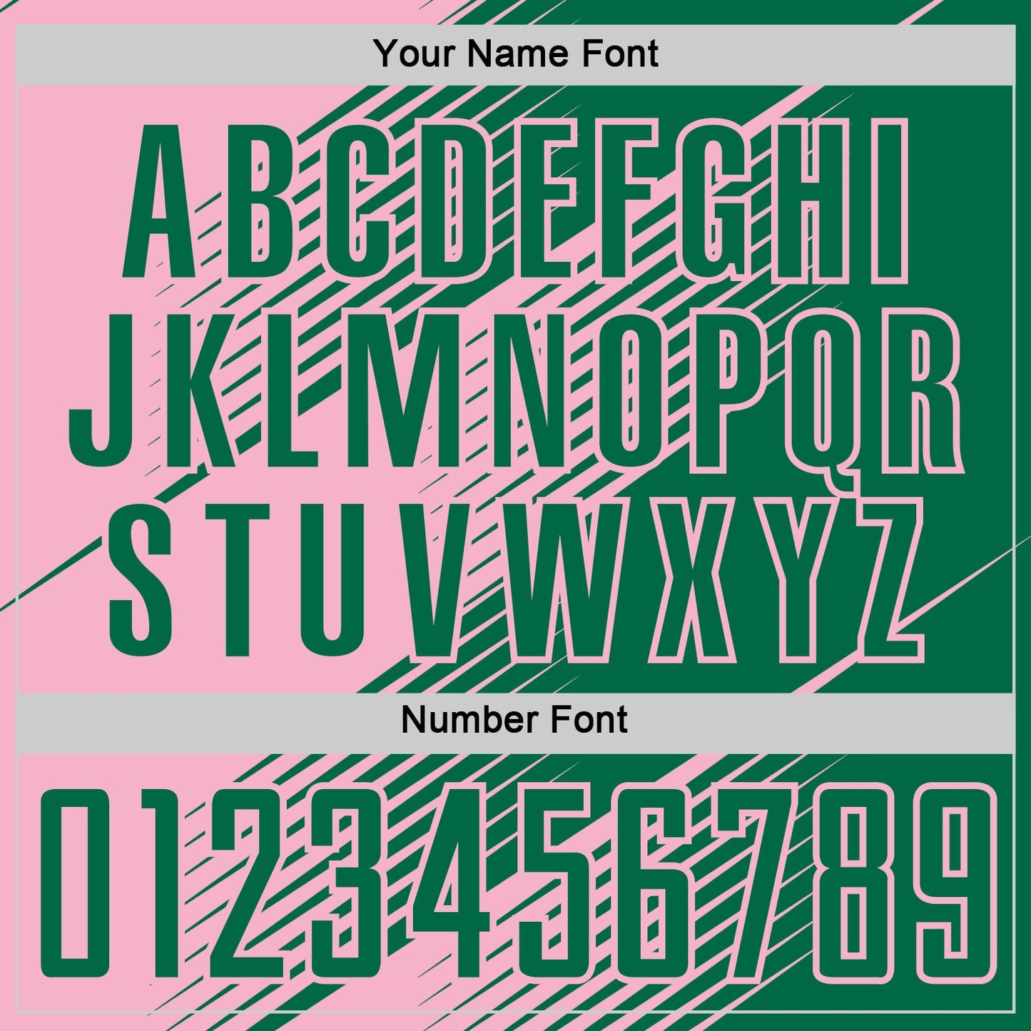 Custom Kelly Green Light Pink Line Sublimation Soccer Uniform Jersey Limited