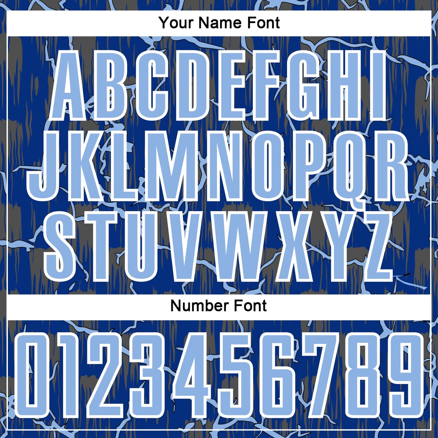 Custom Royal Light Blue-White Lightning Sublimation Soccer Uniform Jersey Limited