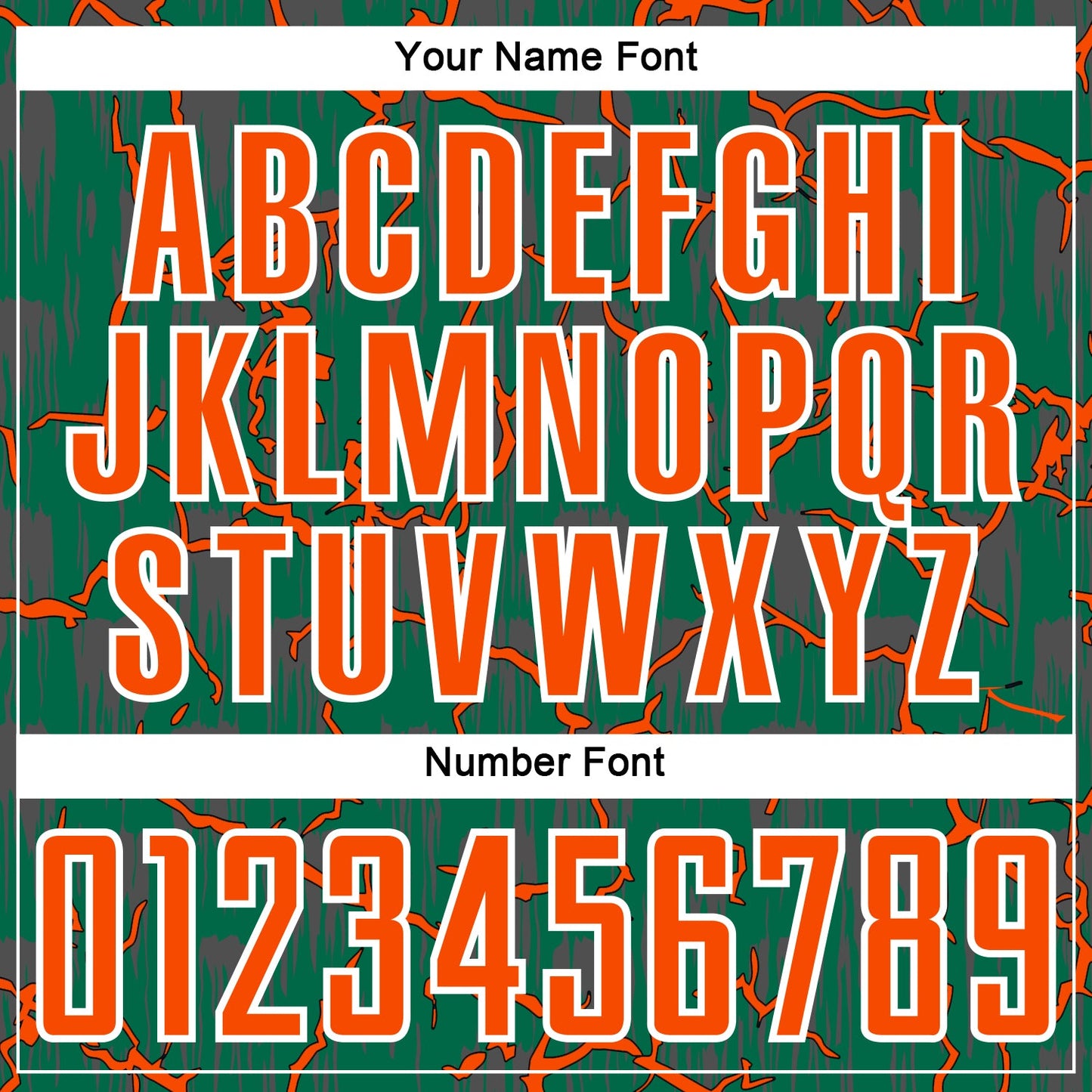 Custom Kelly Green Orange-White Lightning Sublimation Soccer Uniform Jersey Limited