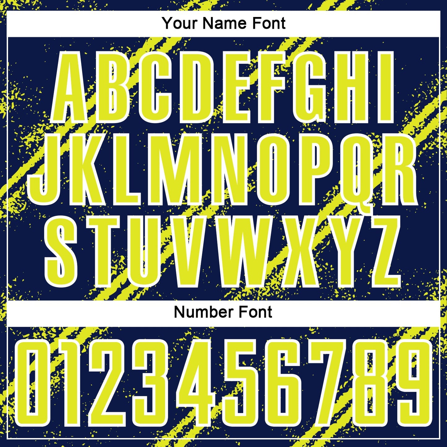 Custom Navy Neon Yellow-White Abstract Fragment Art Splash Sublimation Soccer Uniform Jersey Limited