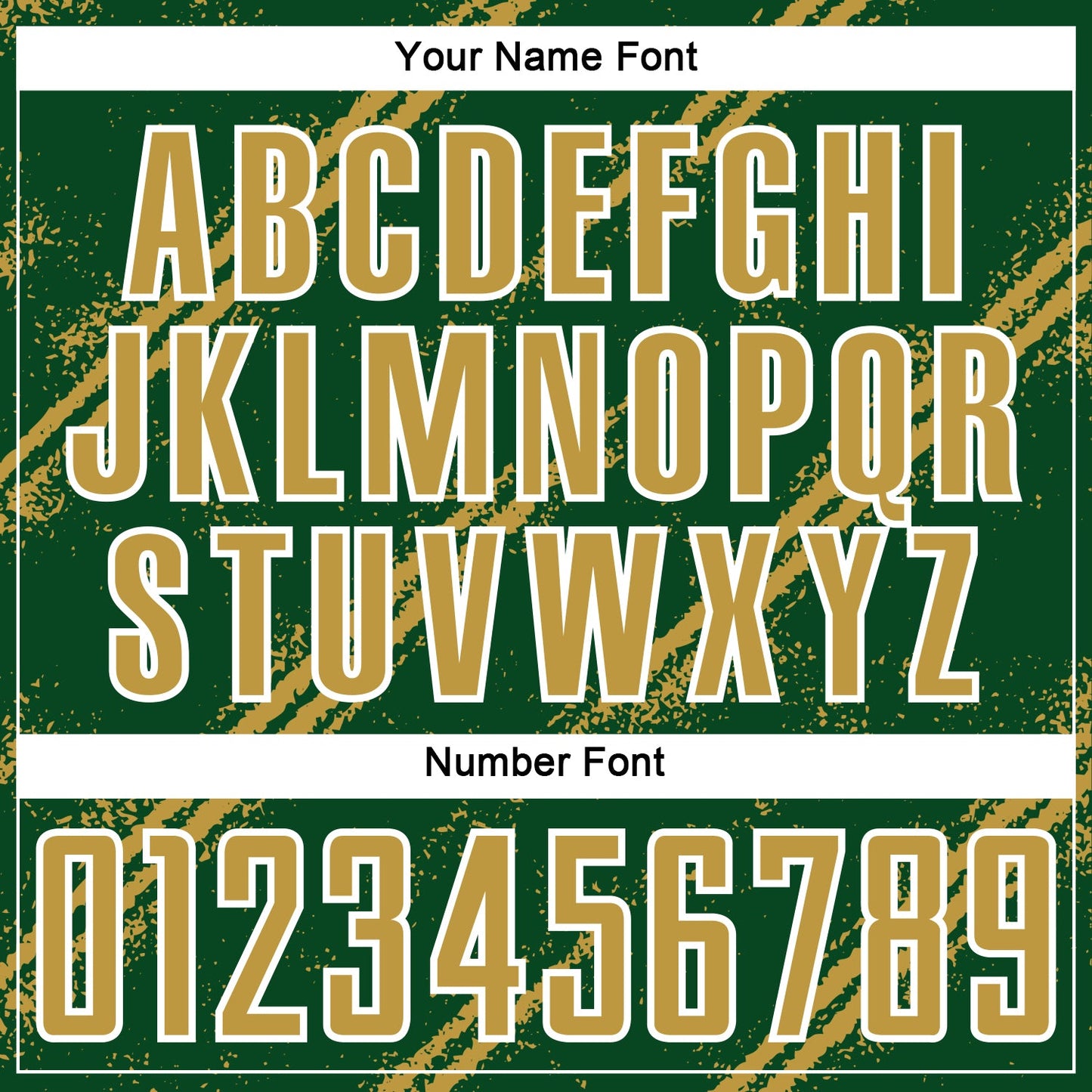 Custom Green Old Gold-White Abstract Fragment Art Splash Sublimation Soccer Uniform Jersey Limited