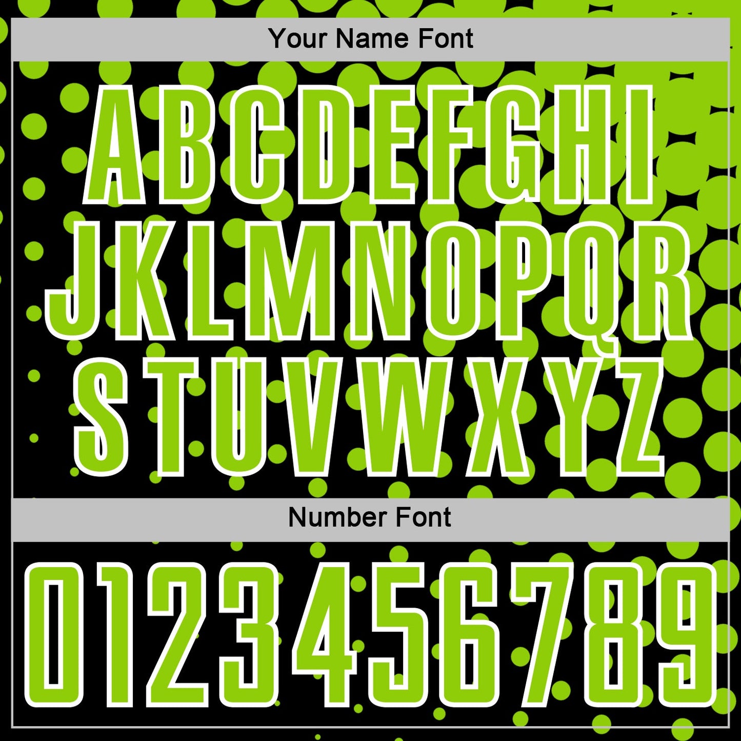 Custom Black Neon Green-White Modern Polka Dot Sublimation Soccer Uniform Jersey Limited