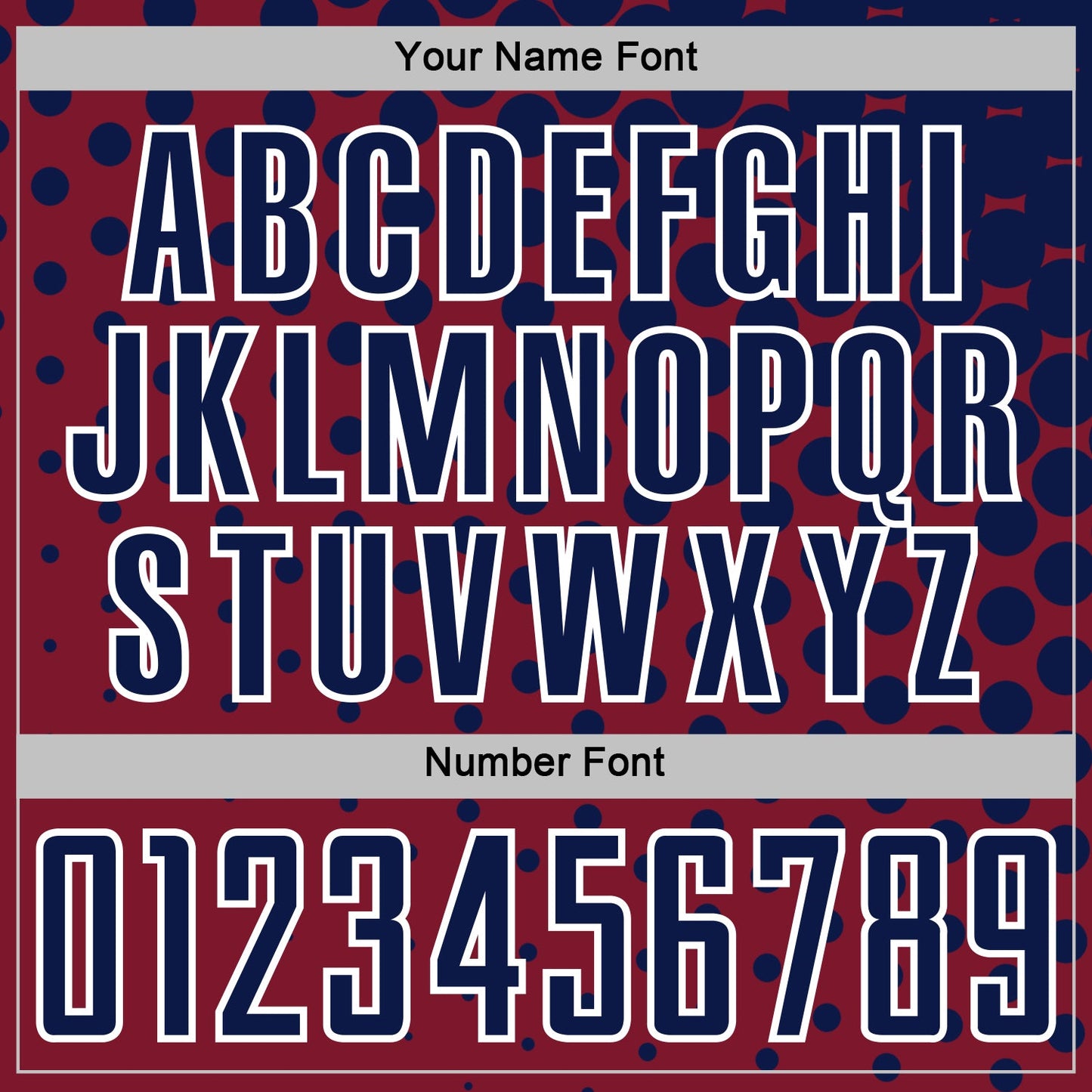 Custom Crimson Navy-White Modern Polka Dot Sublimation Soccer Uniform Jersey Limited