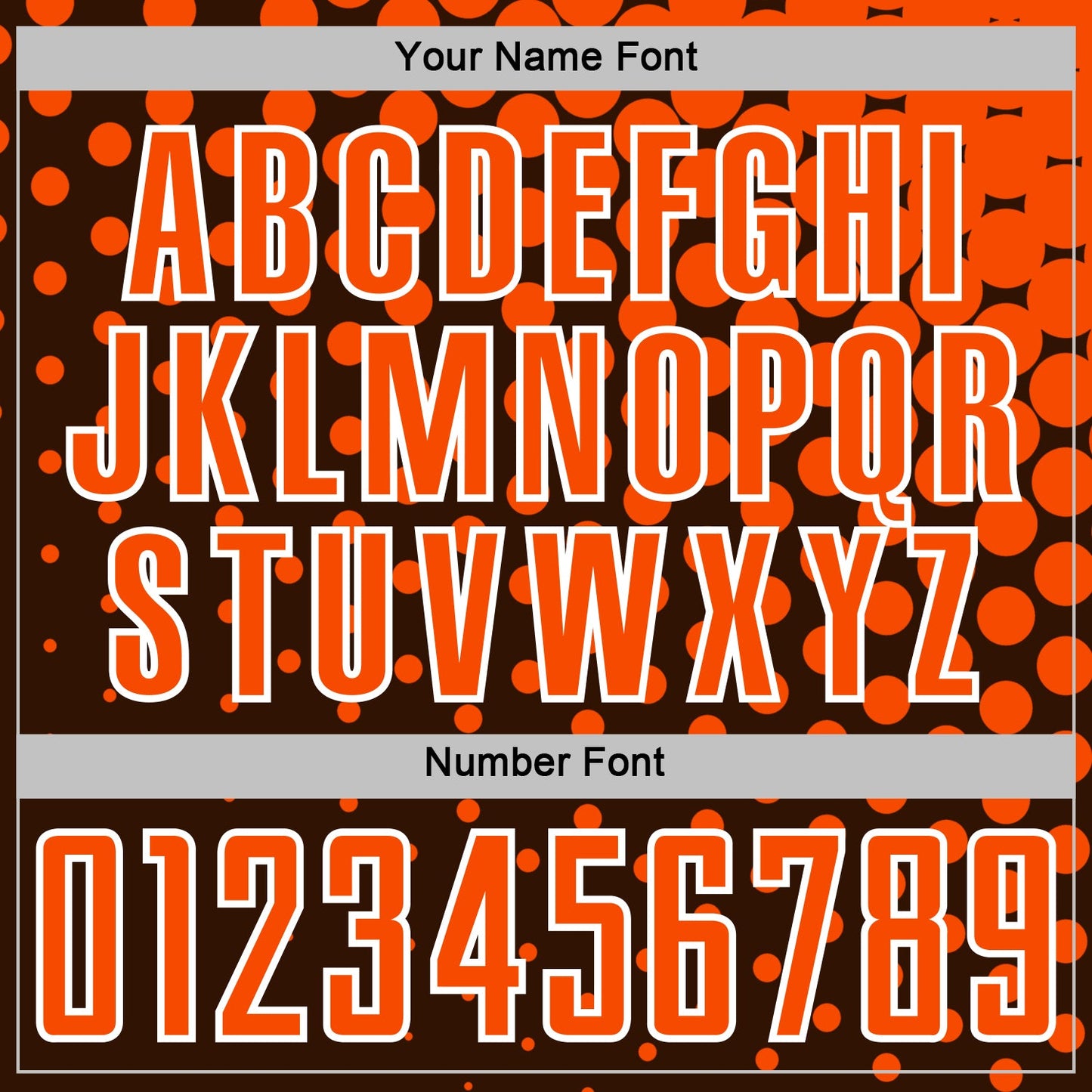 Custom Brown Orange-White Modern Polka Dot Sublimation Soccer Uniform Jersey Limited