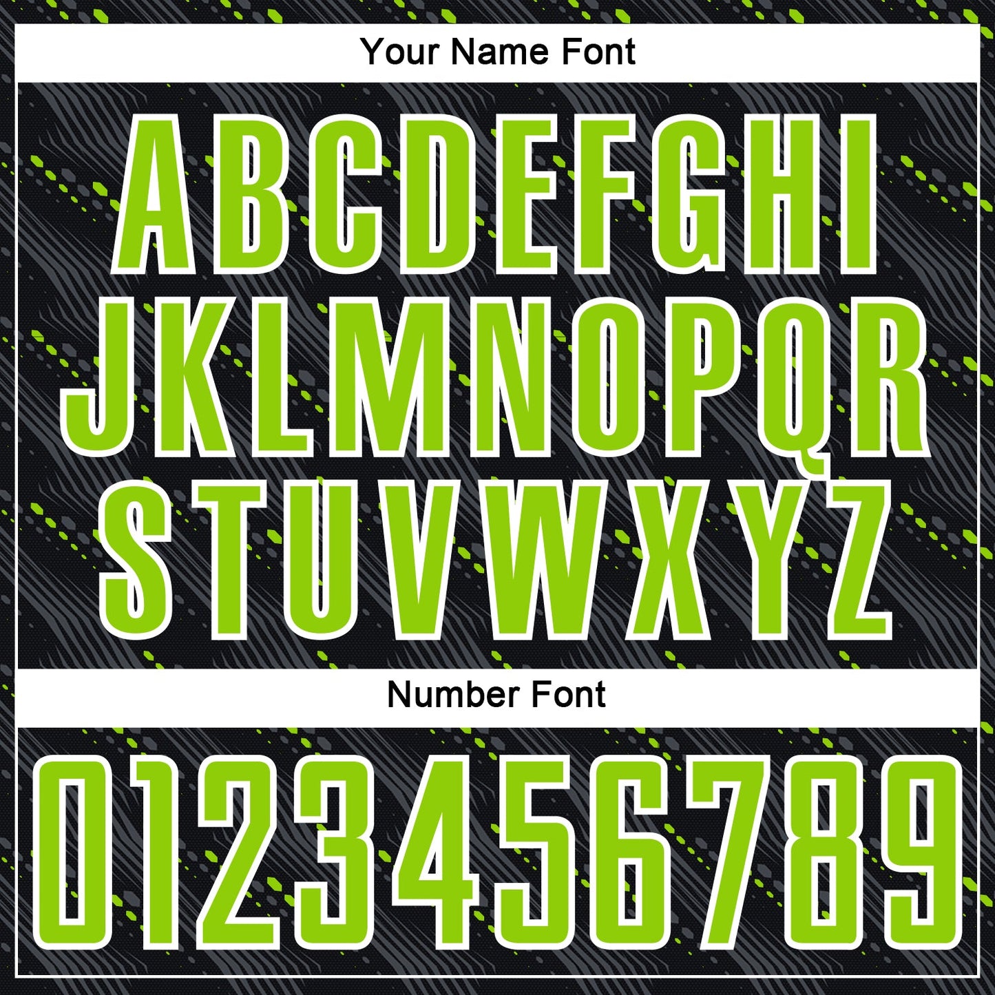 Custom Black Neon Green-White Slant Lines Sports Sublimation Soccer Uniform Jersey Limited