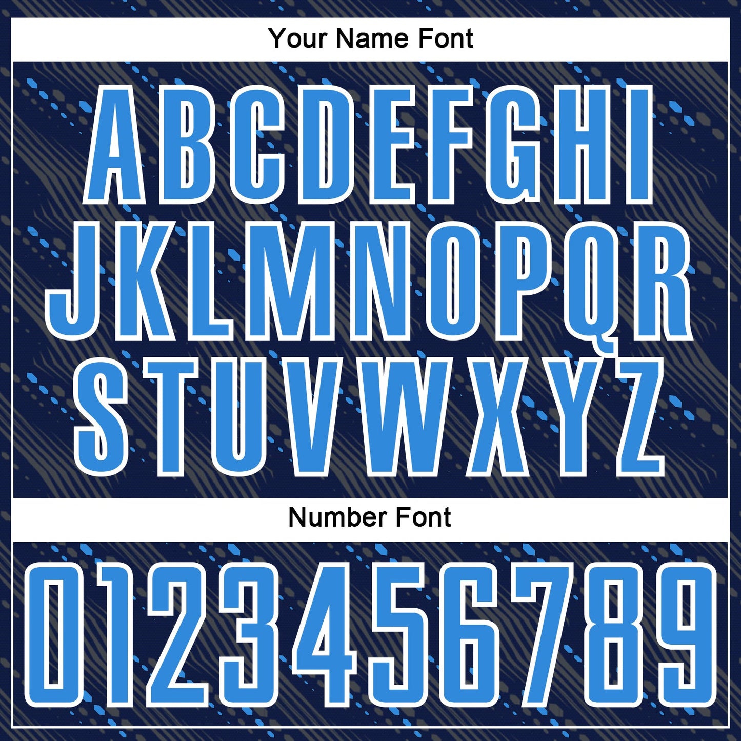 Custom Navy Powder Blue-White Slant Lines Sports Sublimation Soccer Uniform Jersey Limited