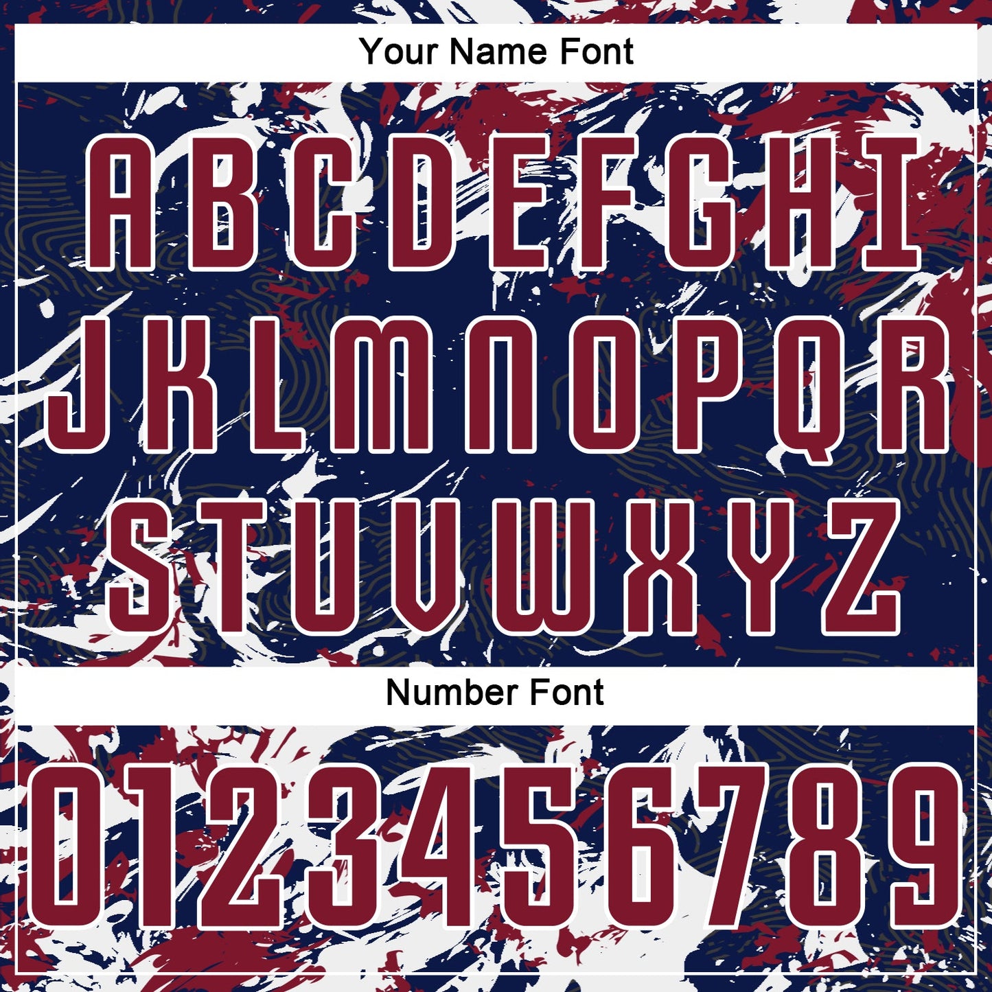 Custom Navy Crimson-White Fluid Art Splash Sublimation Soccer Uniform Jersey Limited