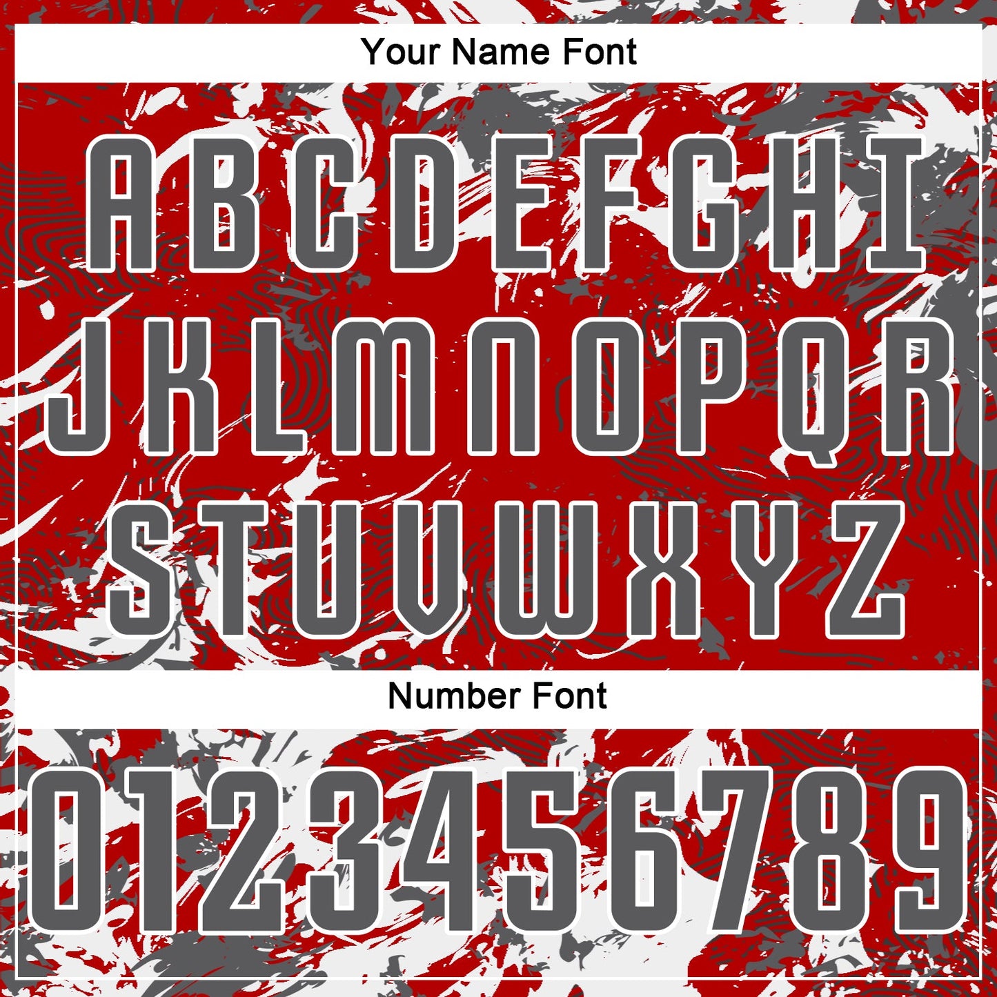 Custom Red Steel Gray-White Fluid Art Splash Sublimation Soccer Uniform Jersey Limited