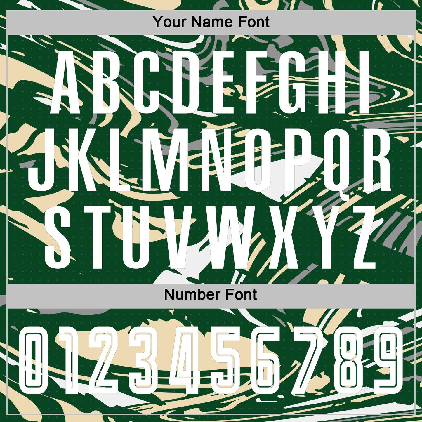 Custom Figure White Green-Cream Fluid Art Splash Sublimation Soccer Uniform Jersey Limited