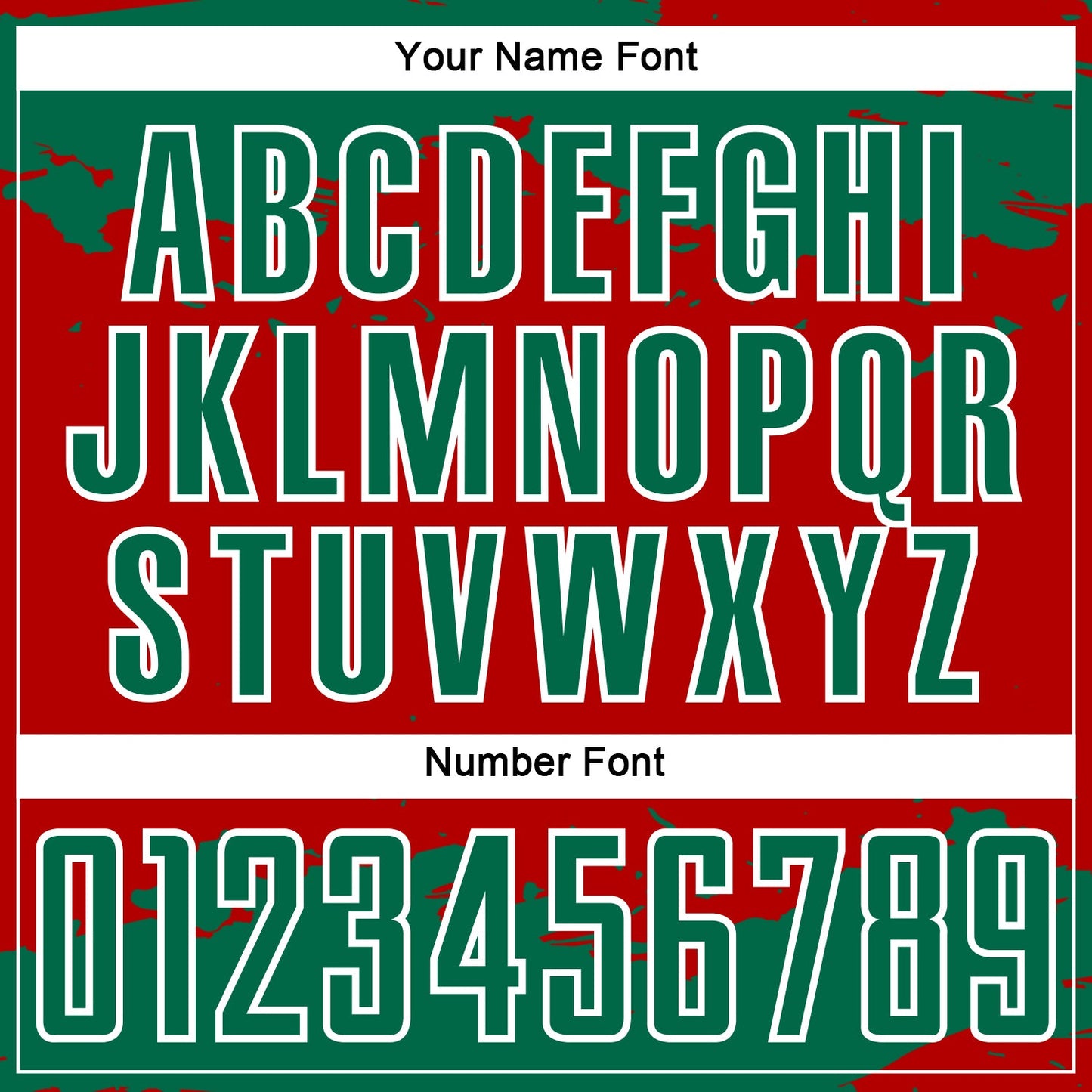 Custom Red Kelly Green-White Abstract Fragment Art Sublimation Soccer Uniform Jersey Limited