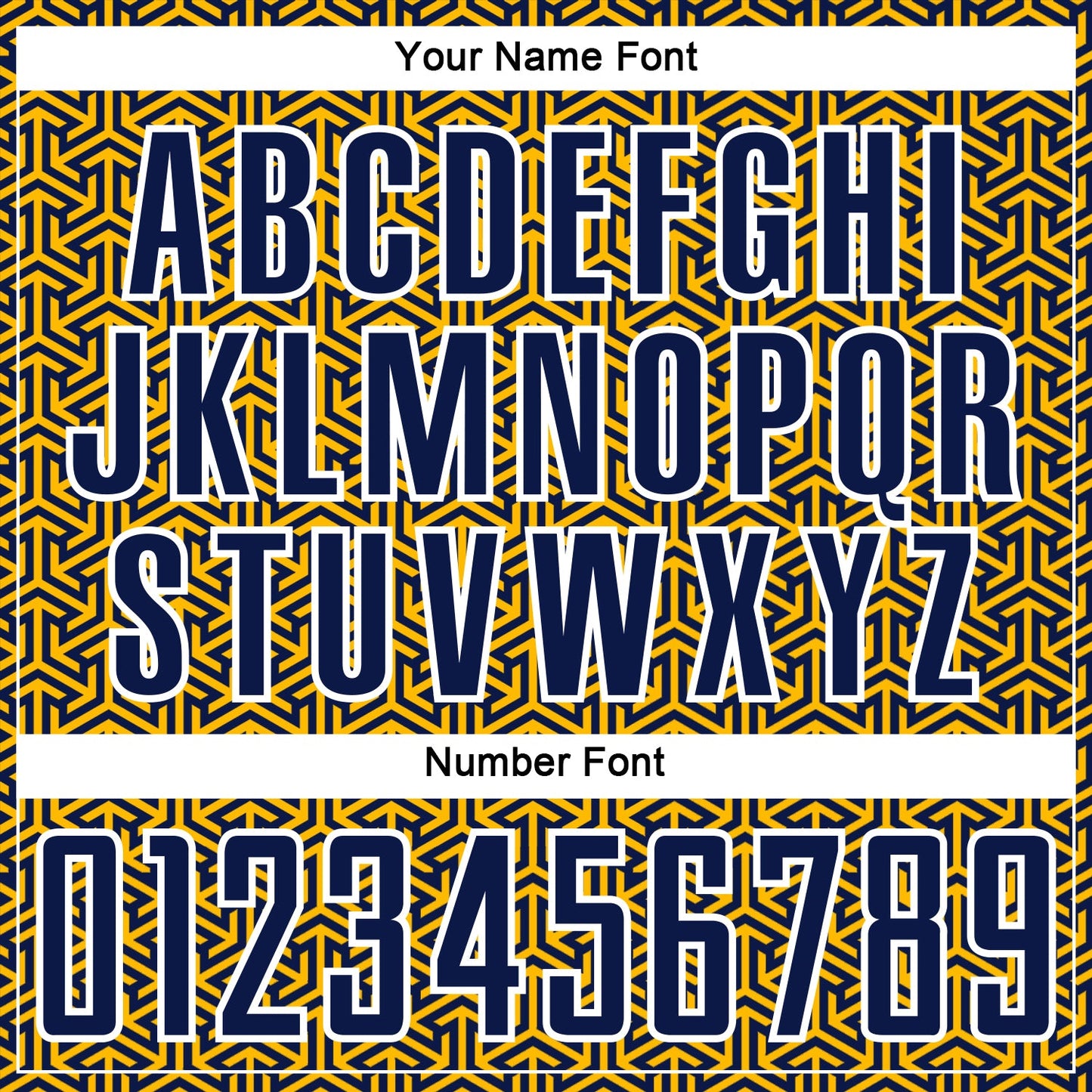 Custom Navy Gold-White Geometric Arrow Sublimation Soccer Uniform Jersey Limited