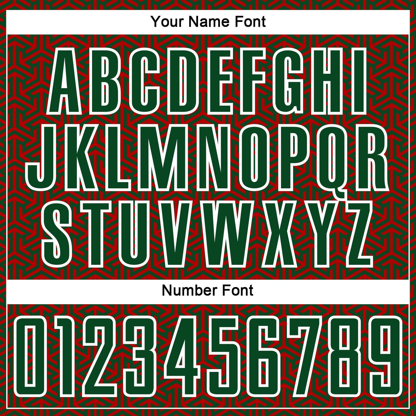 Custom Green Red-White Geometric Arrow Sublimation Soccer Uniform Jersey Limited