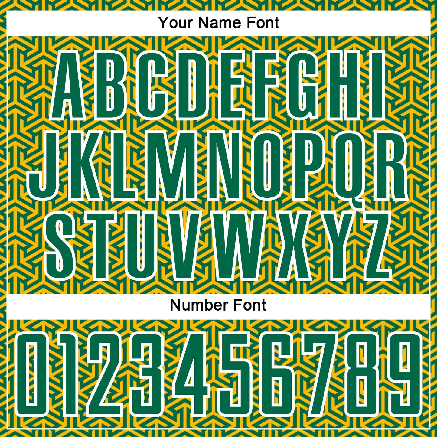 Custom Kelly Green Gold-White Geometric Arrow Sublimation Soccer Uniform Jersey Limited