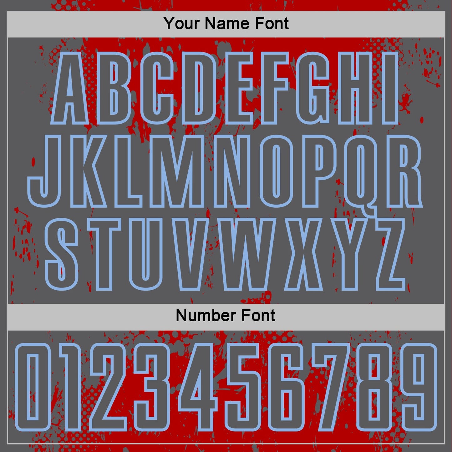 Custom Red Steel Gray-Light Blue Abstract Splatter Grunge Art Sports Sublimation Soccer Uniform Jersey Limited