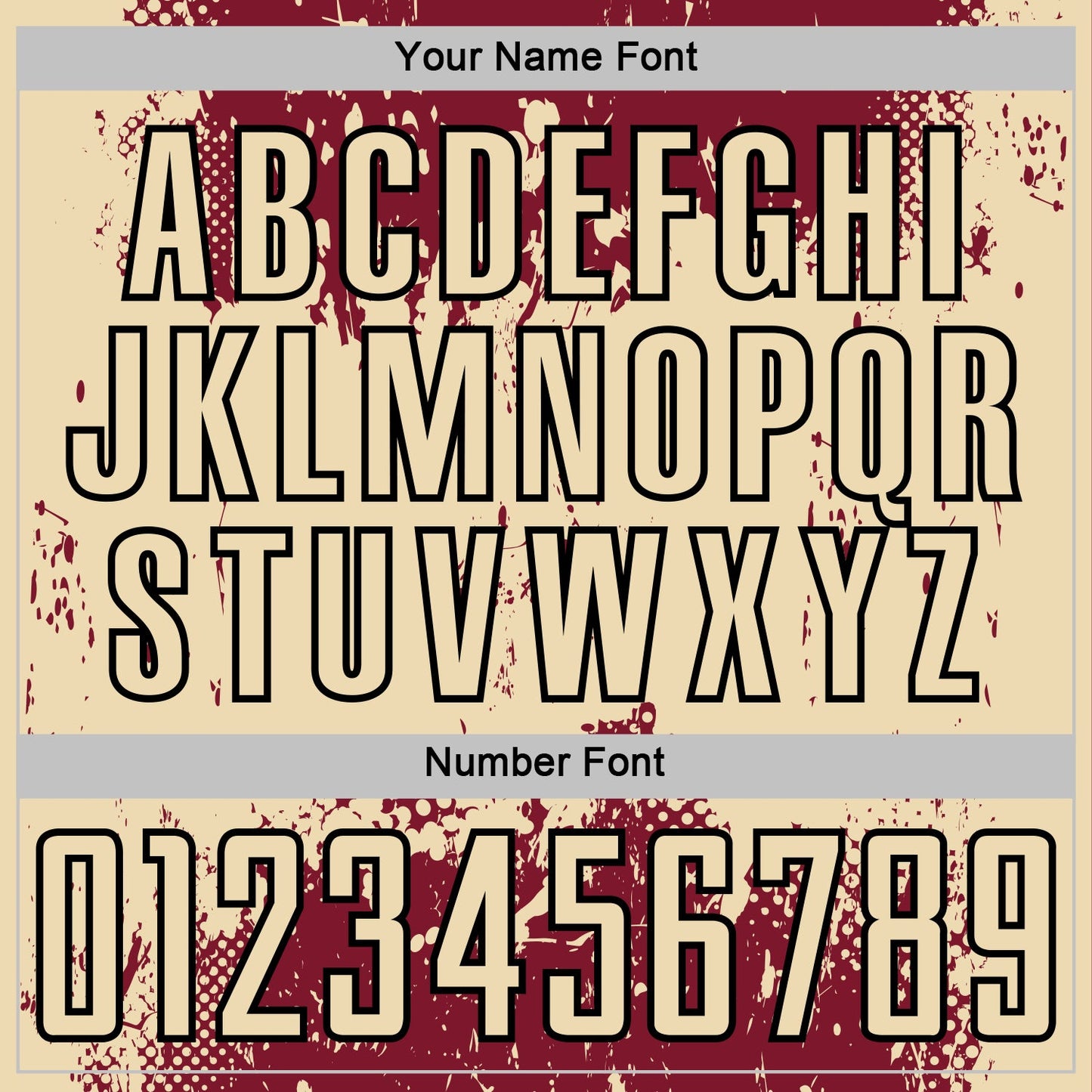 Custom Crimson Cream-Black Abstract Splatter Grunge Art Sports Sublimation Soccer Uniform Jersey Limited