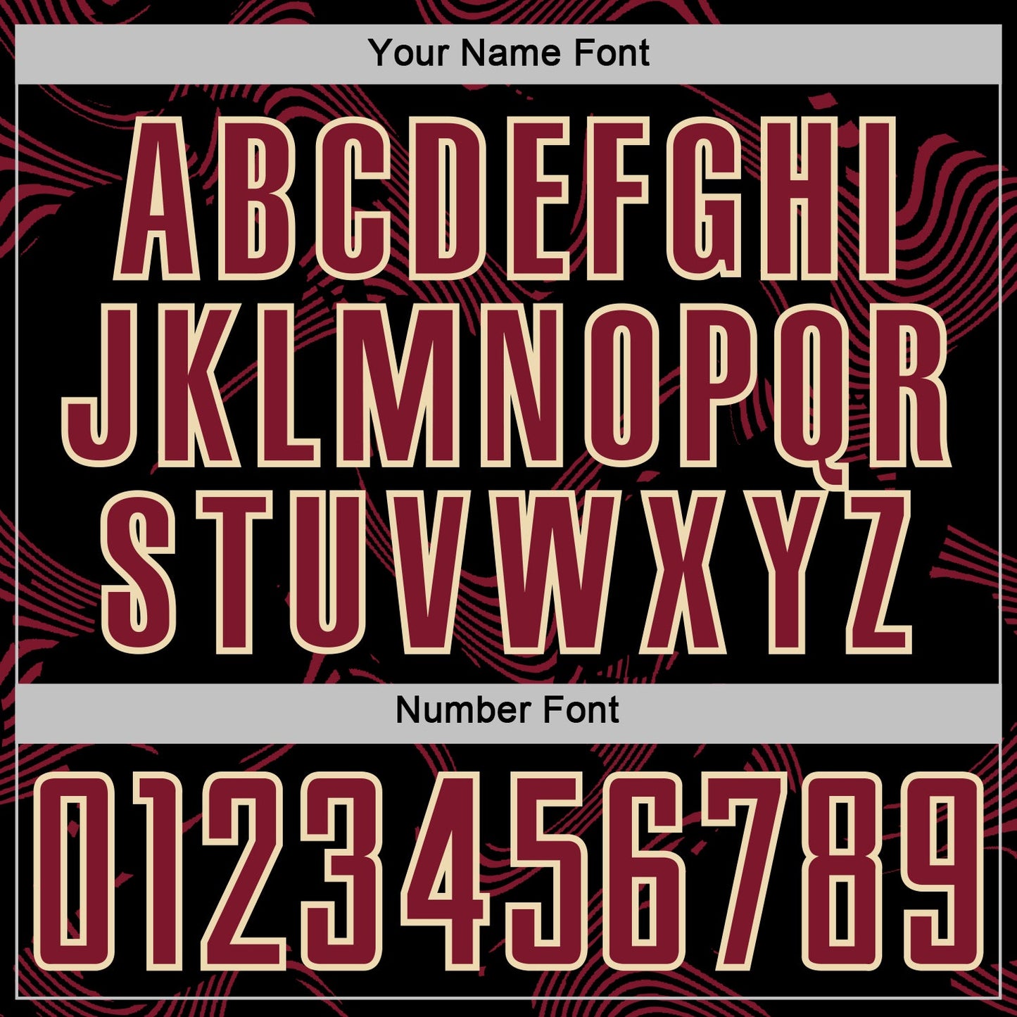 Custom Black Crimson-Cream Curve Lines Sports Sublimation Soccer Uniform Jersey Limited