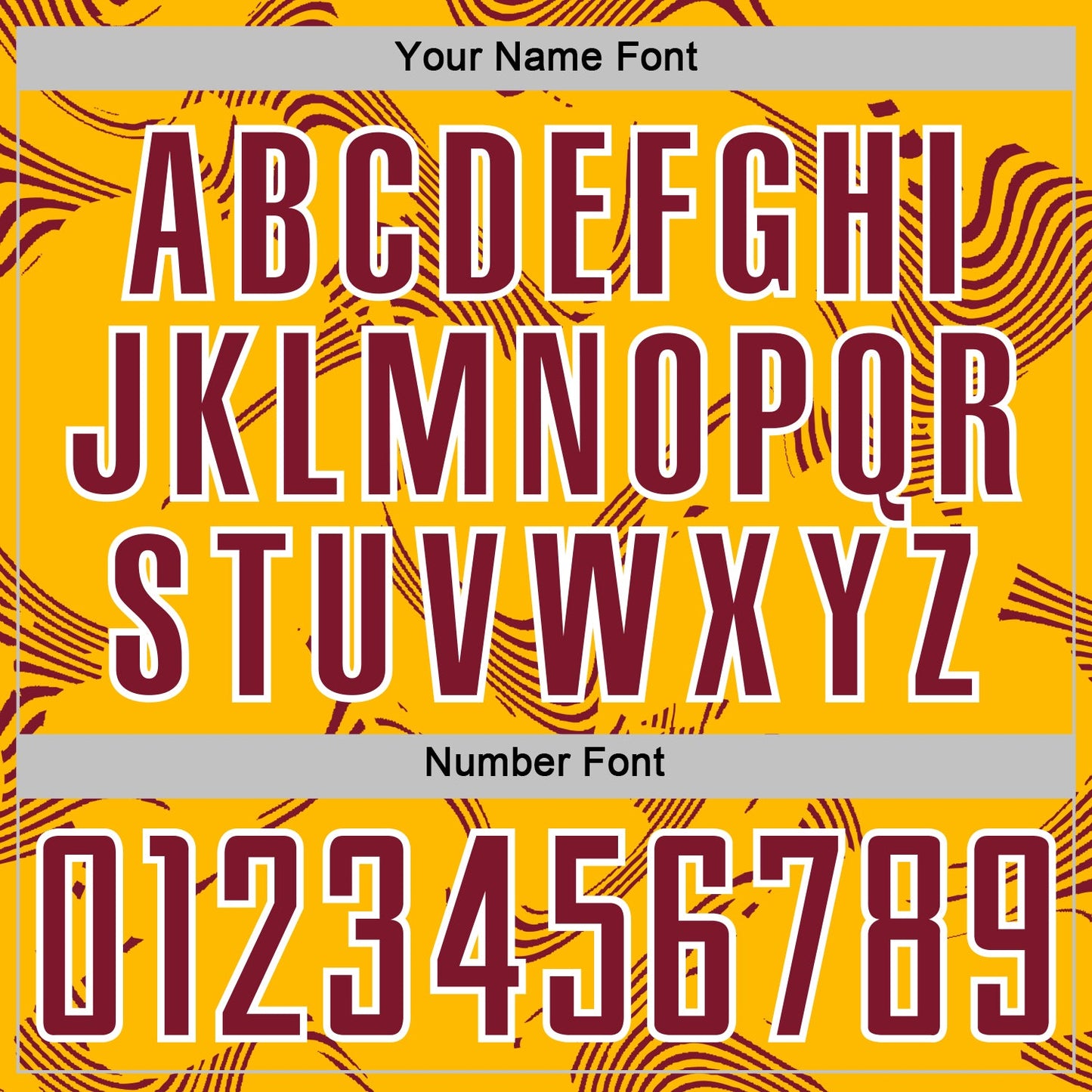 Custom Gold Crimson-White Curve Lines Sports Sublimation Soccer Uniform Jersey Limited