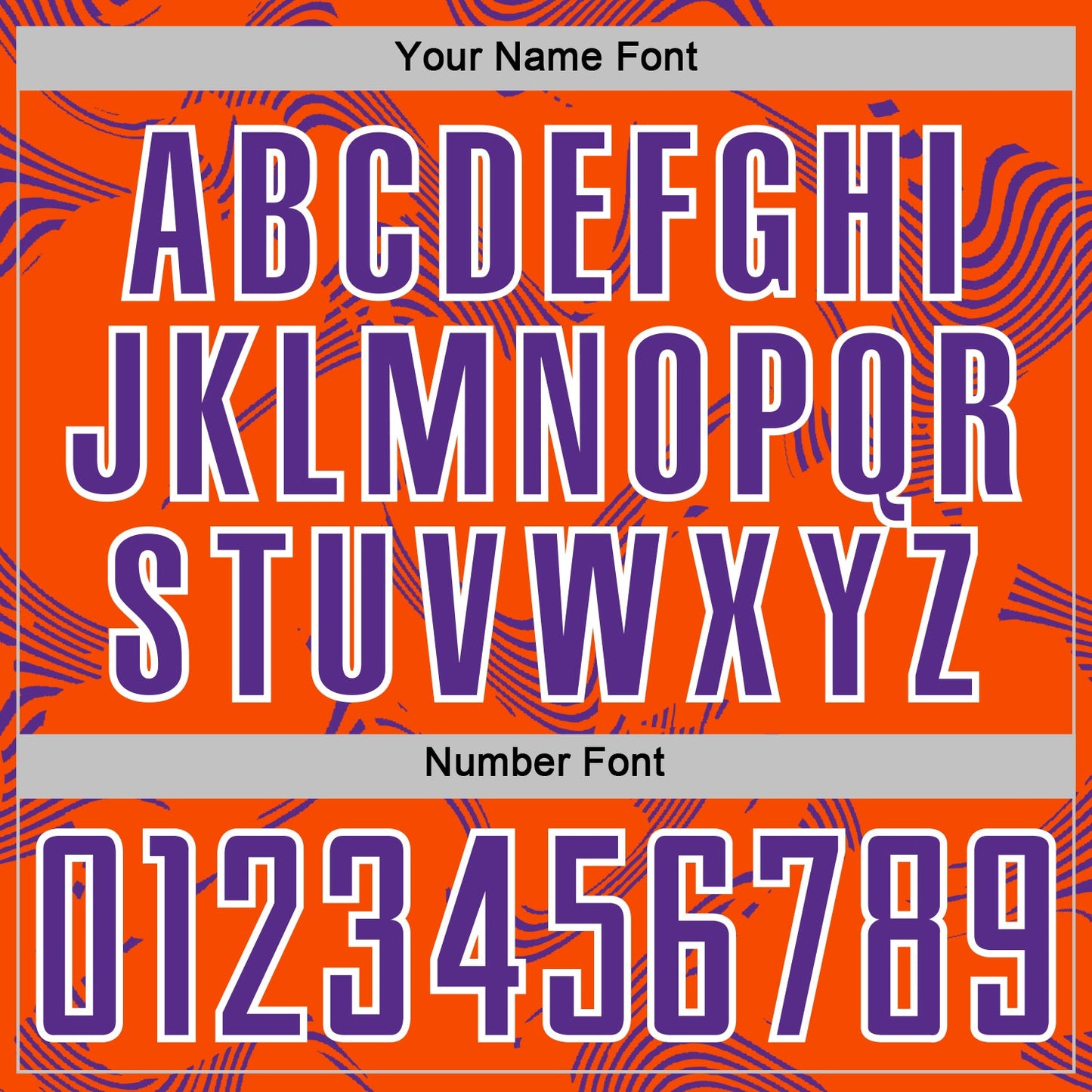 Custom Orange Purple-White Curve Lines Sports Sublimation Soccer Uniform Jersey Limited