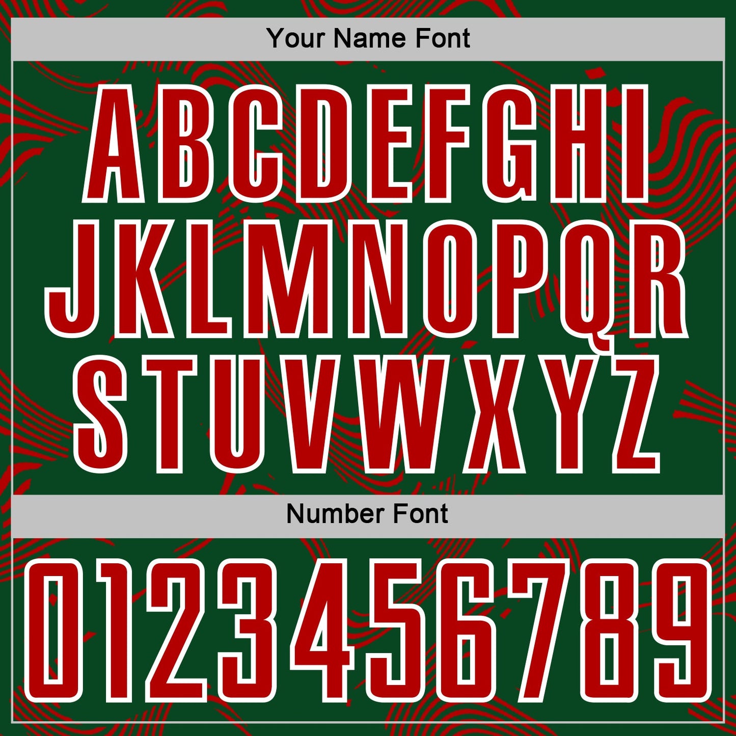 Custom Green Red-White Curve Lines Sports Sublimation Soccer Uniform Jersey Limited