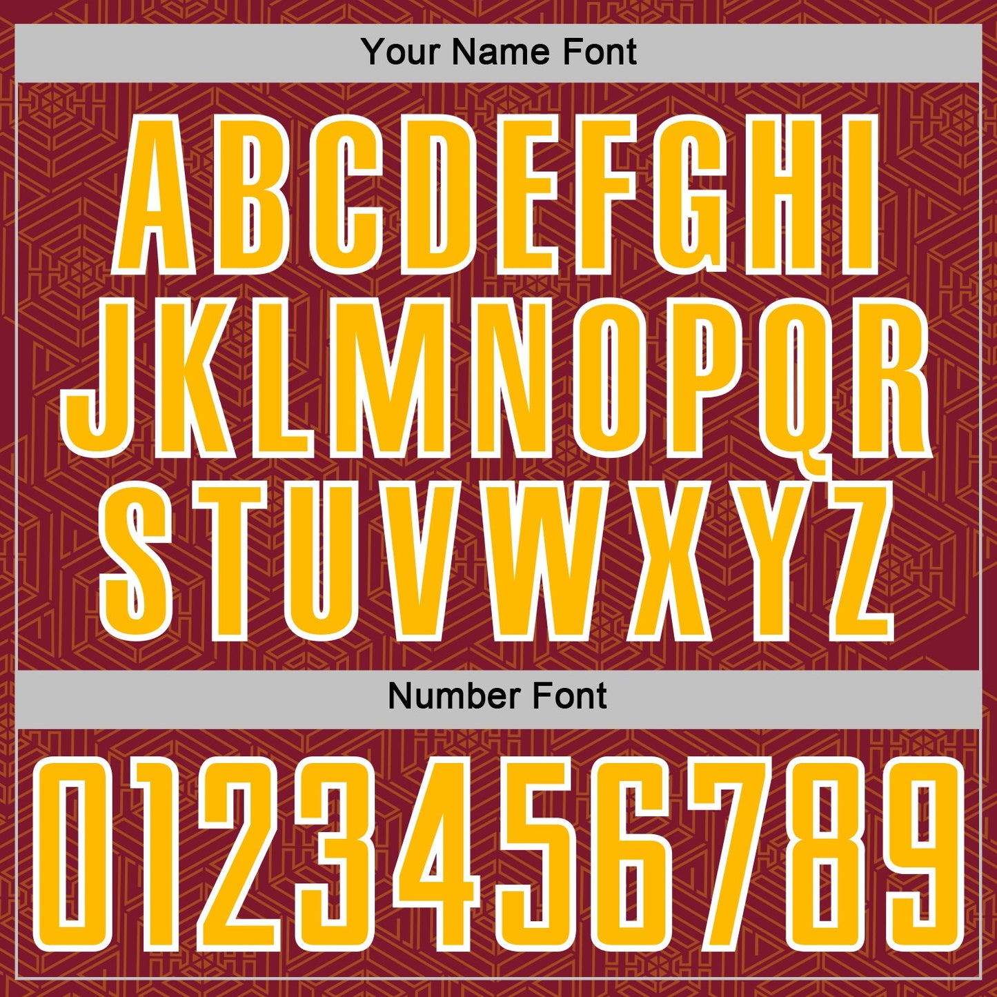 Custom Crimson Gold-White Geometric Shape Sports Sublimation Soccer Uniform Jersey Limited