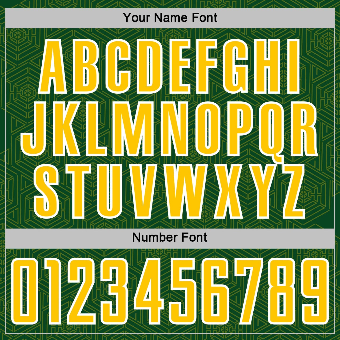 Custom Green Yellow-White Geometric Shape Sports Sublimation Soccer Uniform Jersey Limited