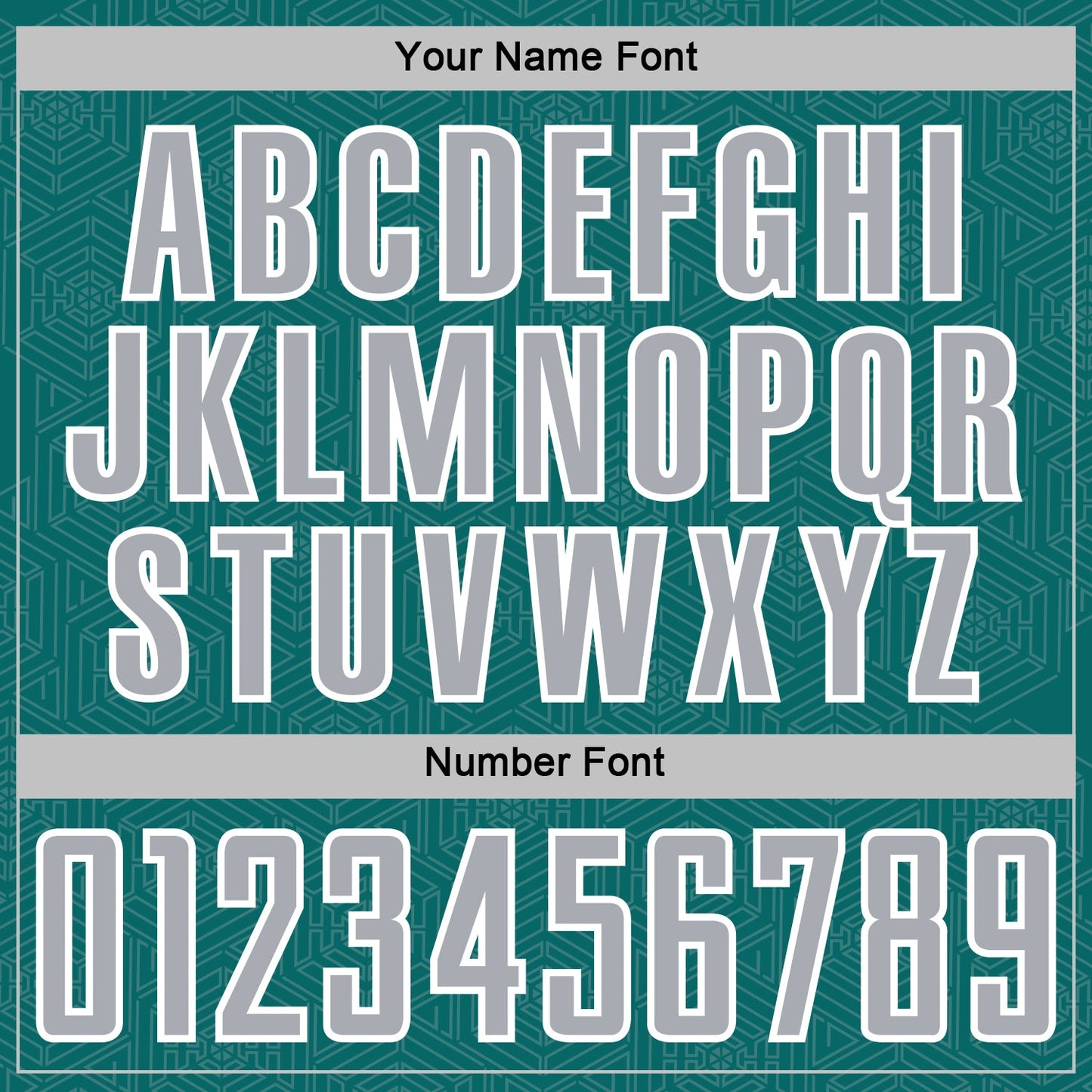 Custom Teal Gray-White Geometric Shape Sports Sublimation Soccer Uniform Jersey Limited