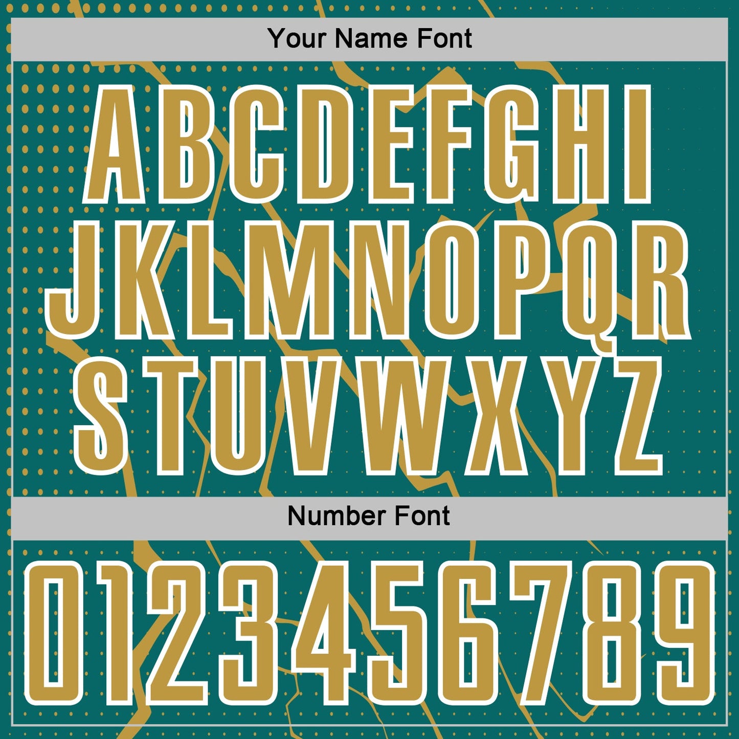 Custom Teal Old Gold-White Lightning Sports Sublimation Soccer Uniform Jersey Limited