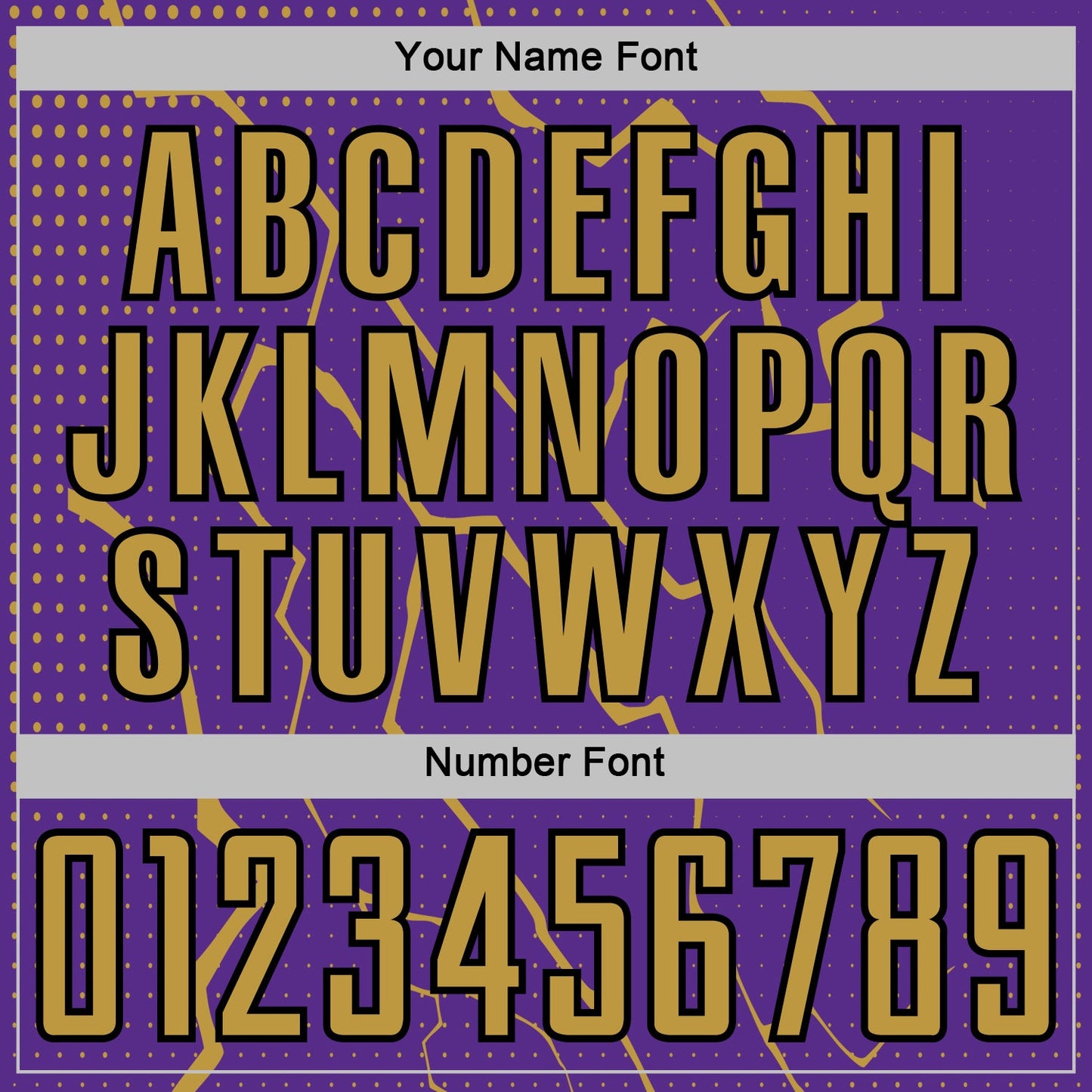 Custom Purple Old Gold-Black Lightning Sports Sublimation Soccer Uniform Jersey Limited