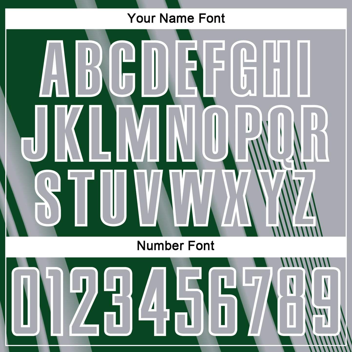 Custom Gray Green-White Lines Sports Sublimation Soccer Uniform Jersey Limited